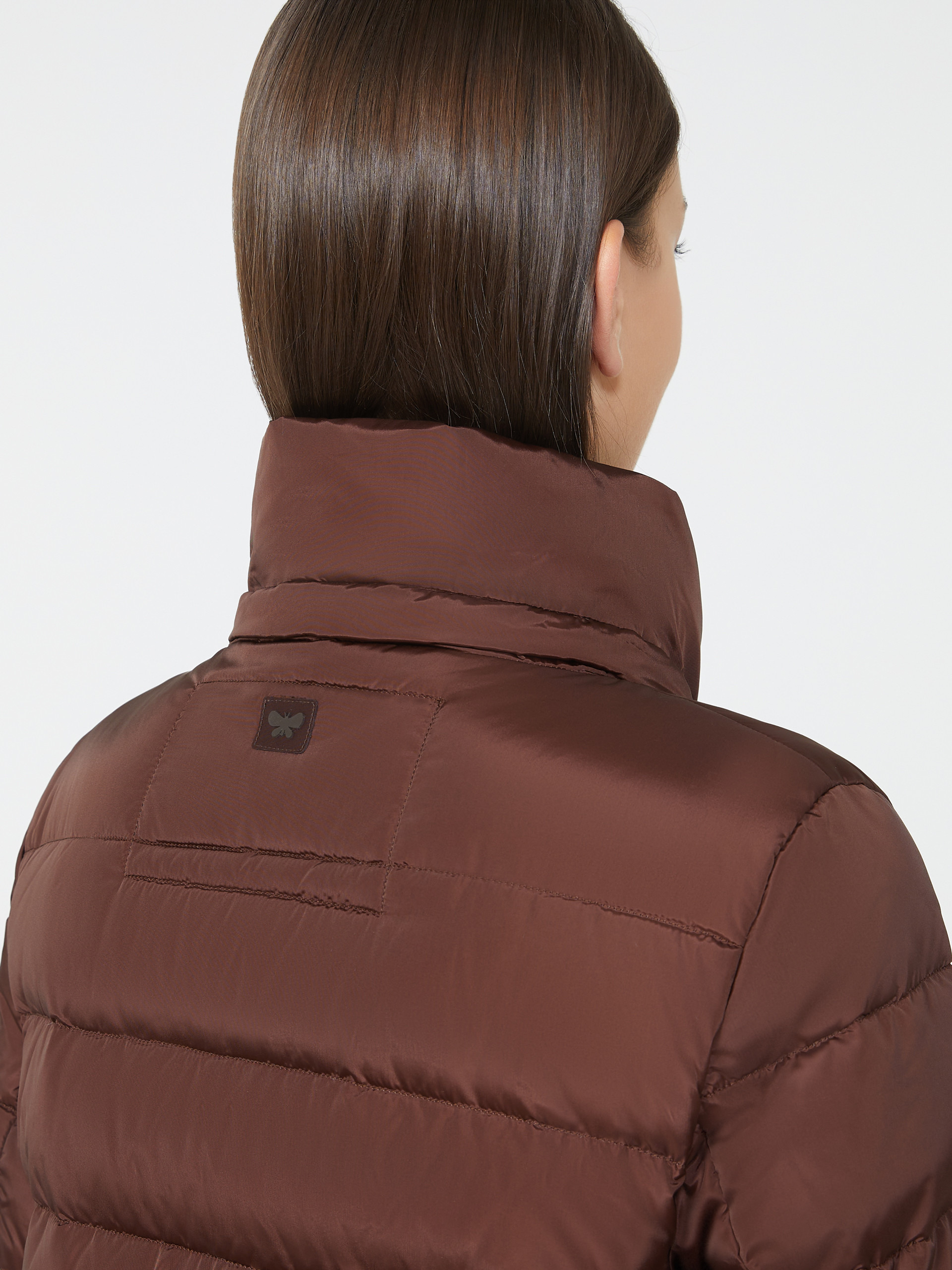 CERBERO Slim-fit down jacket in water-repellent taffeta - 5