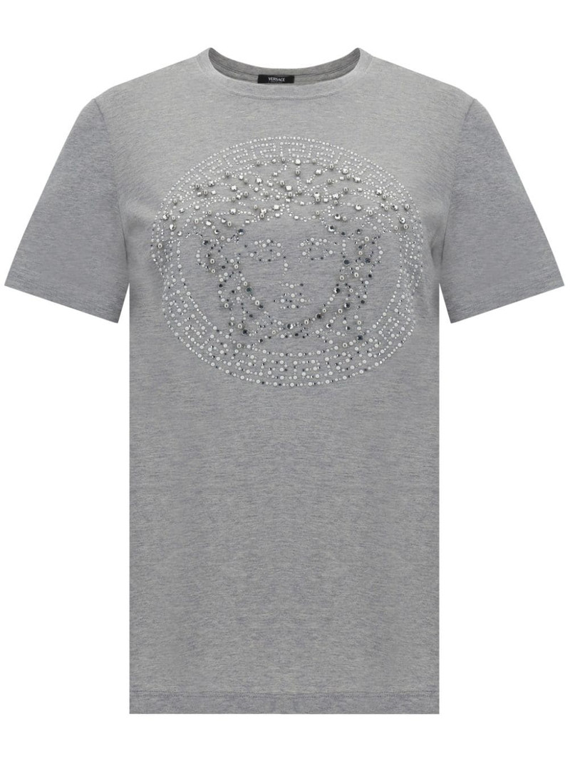 Logo-embroidered t-shirt 1