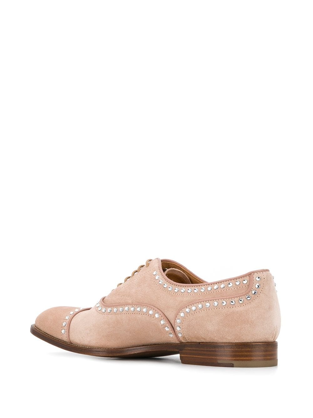 crystal-embellished Oxford shoes - 3