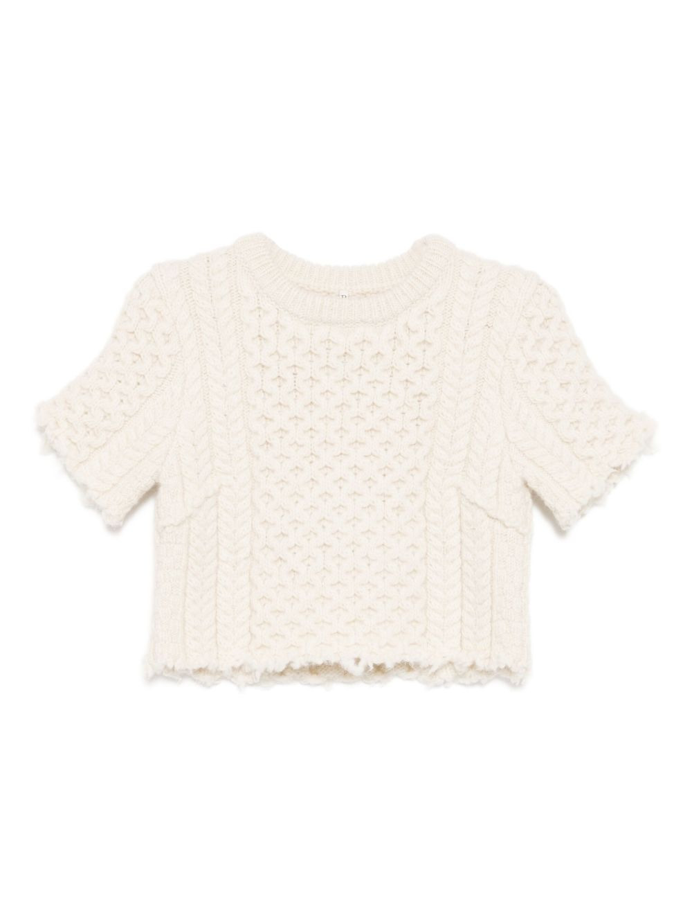 wool knitted top - 1