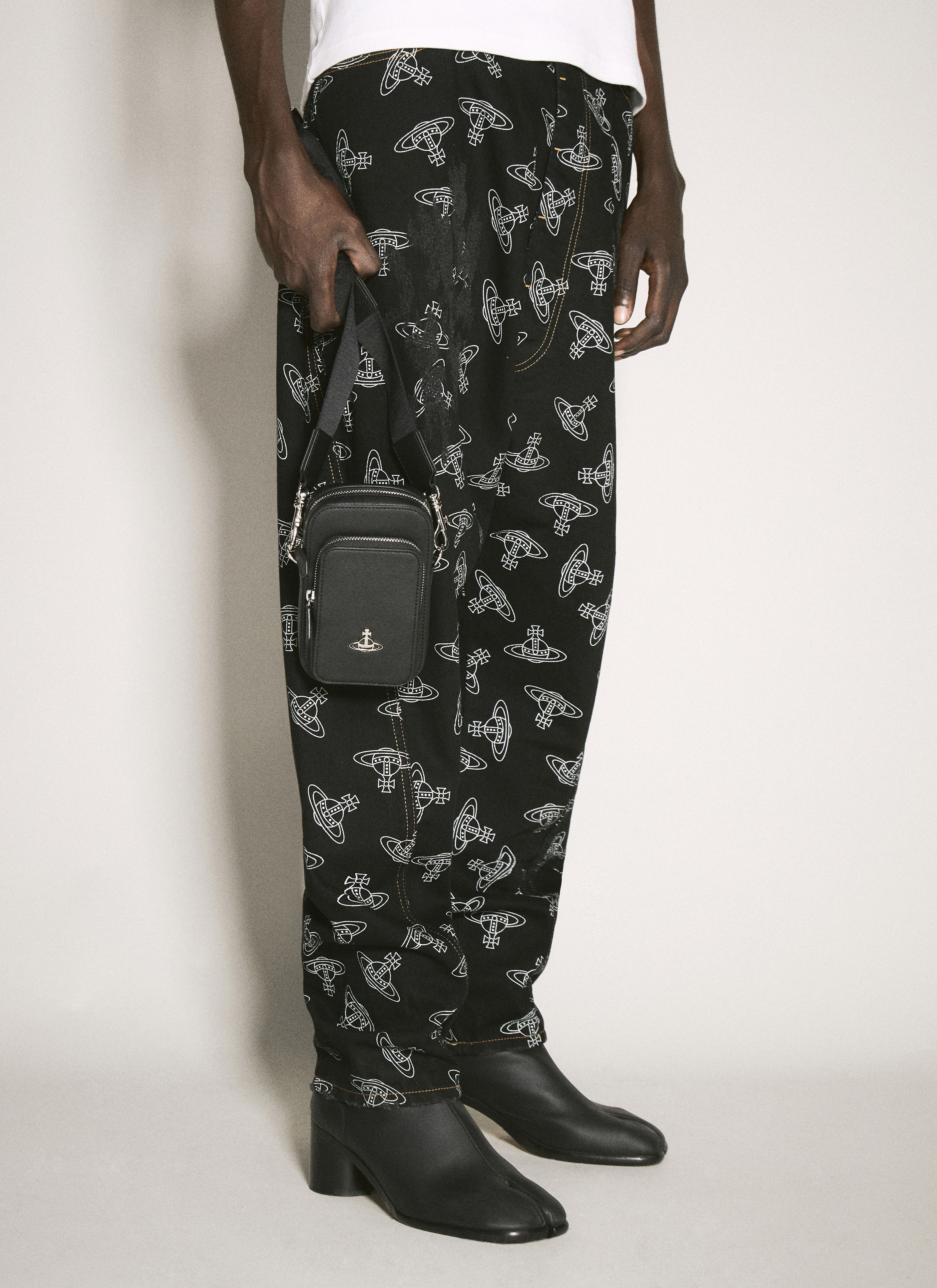 Vivienne Westwood Saffiano Phone Crossbody Bag | lncc