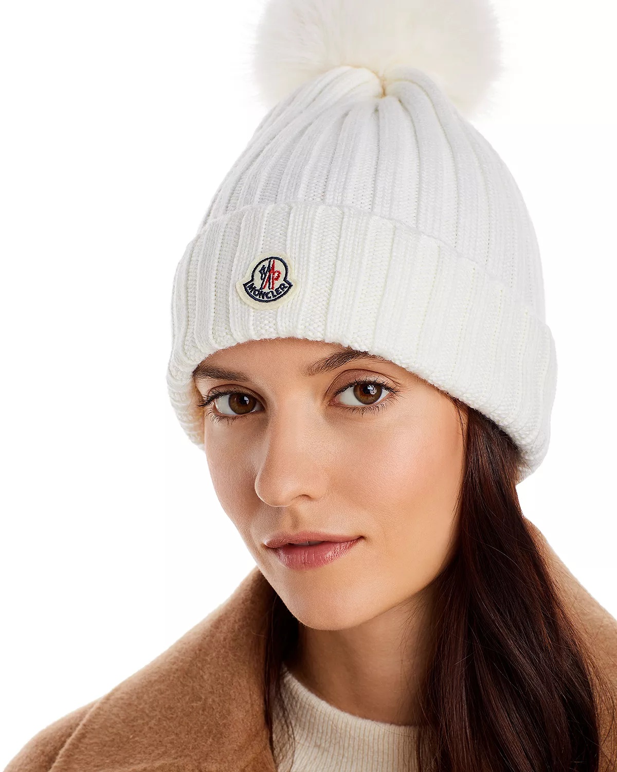 Wool Ribbed Pom-Pom Hat - 4