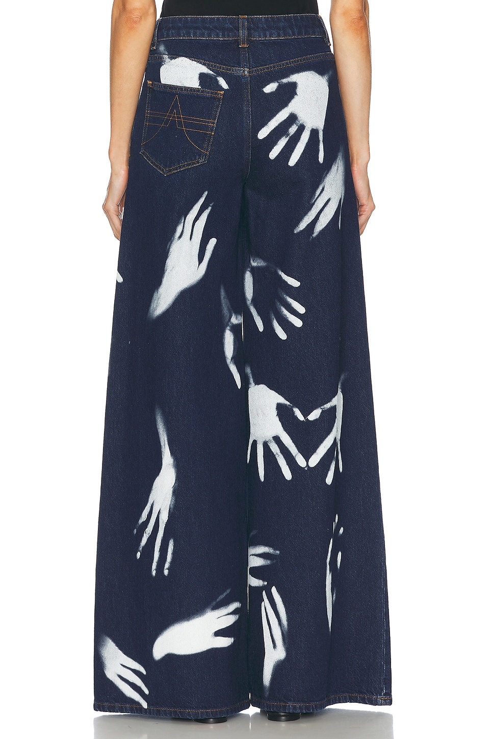 Handprint Wide Leg - 4
