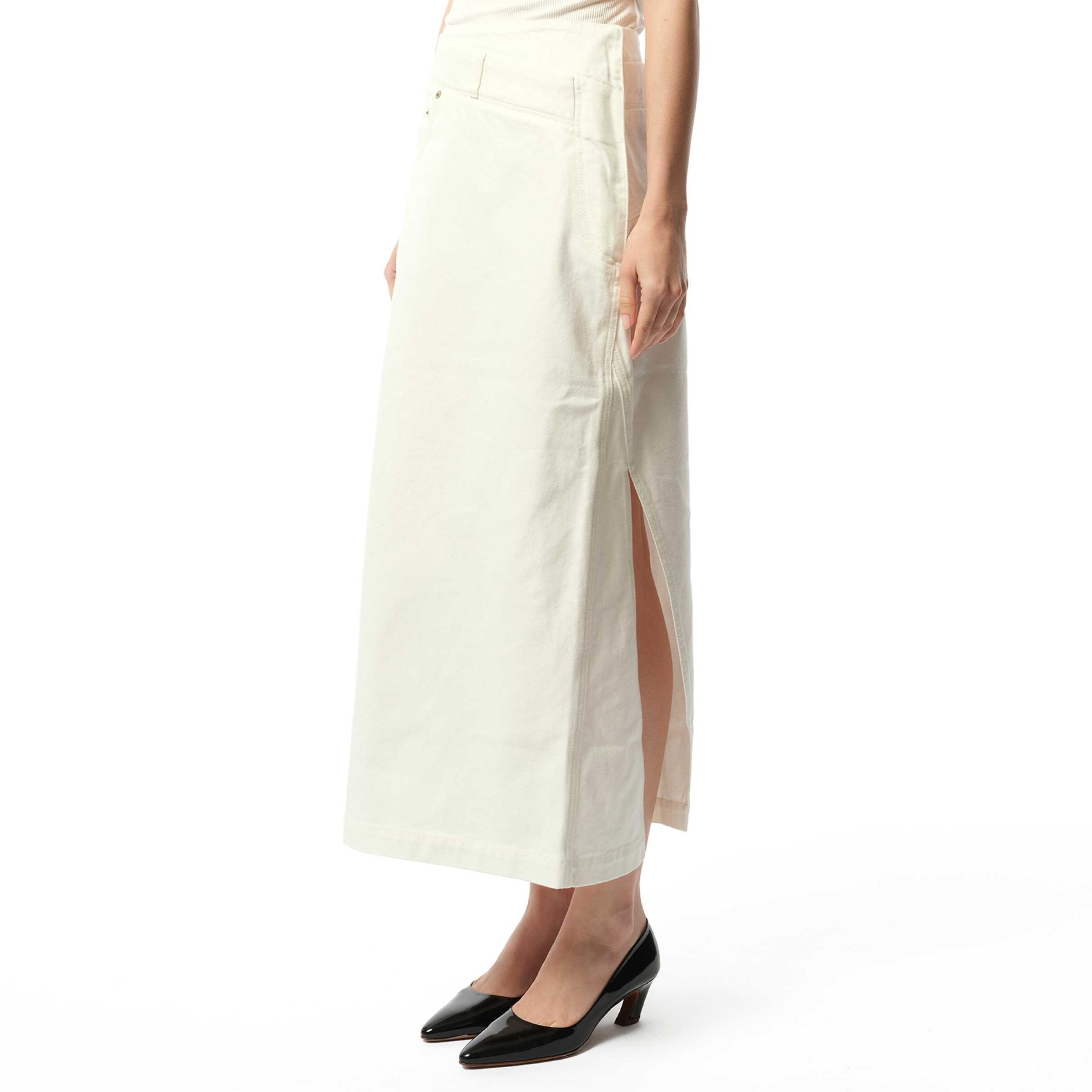 Deconstructed Skirt AF in White - 5