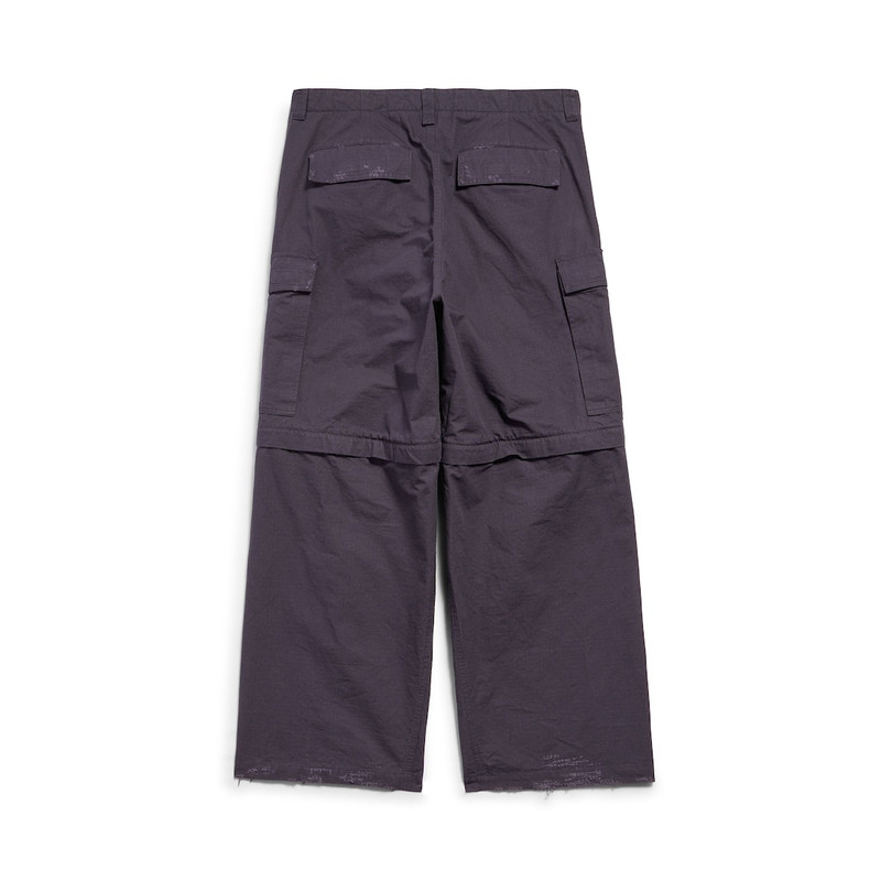 Men's Large Cargo Pants in Dark Blue 6