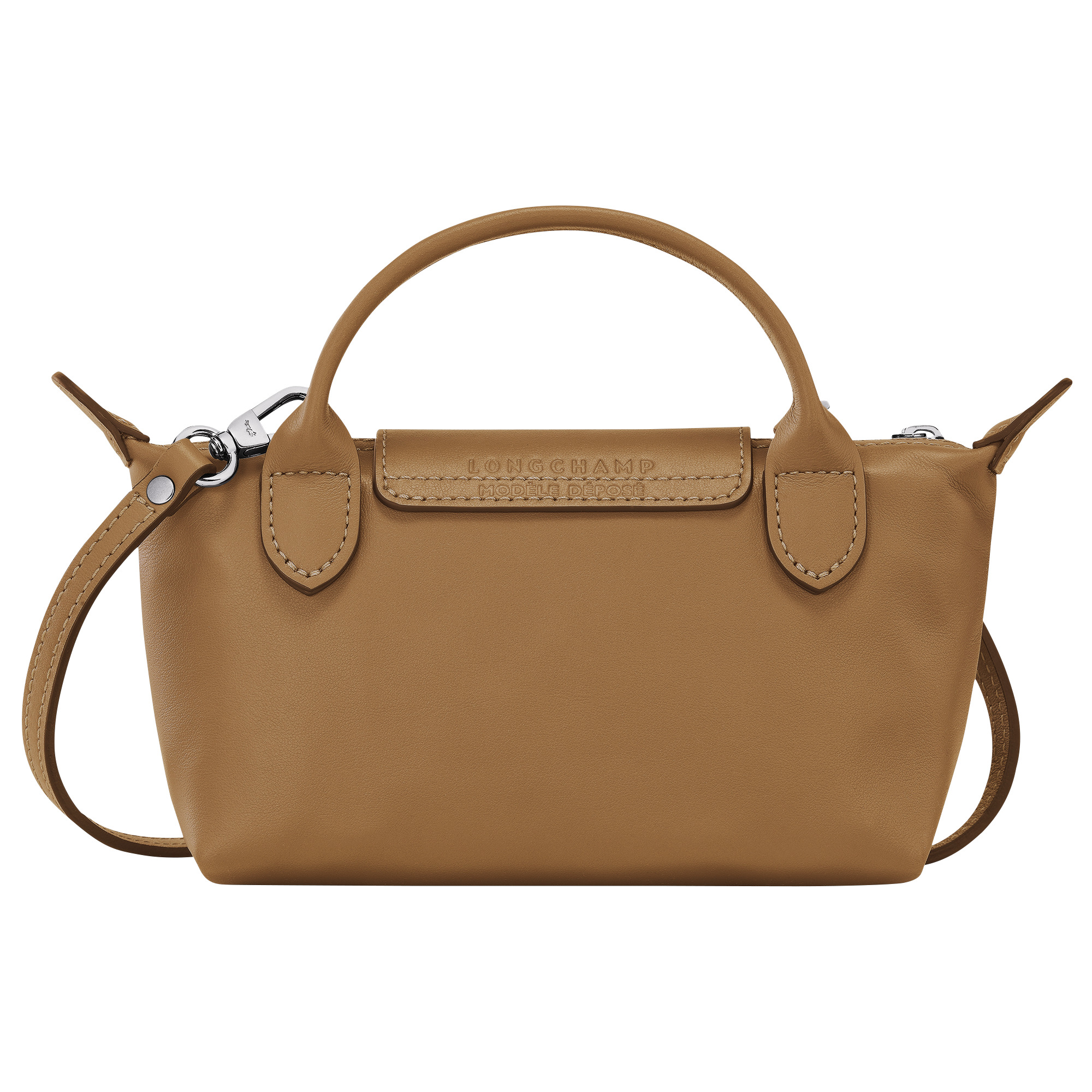 Le Pliage Xtra XS Pouch Tobacco - Leather - 4