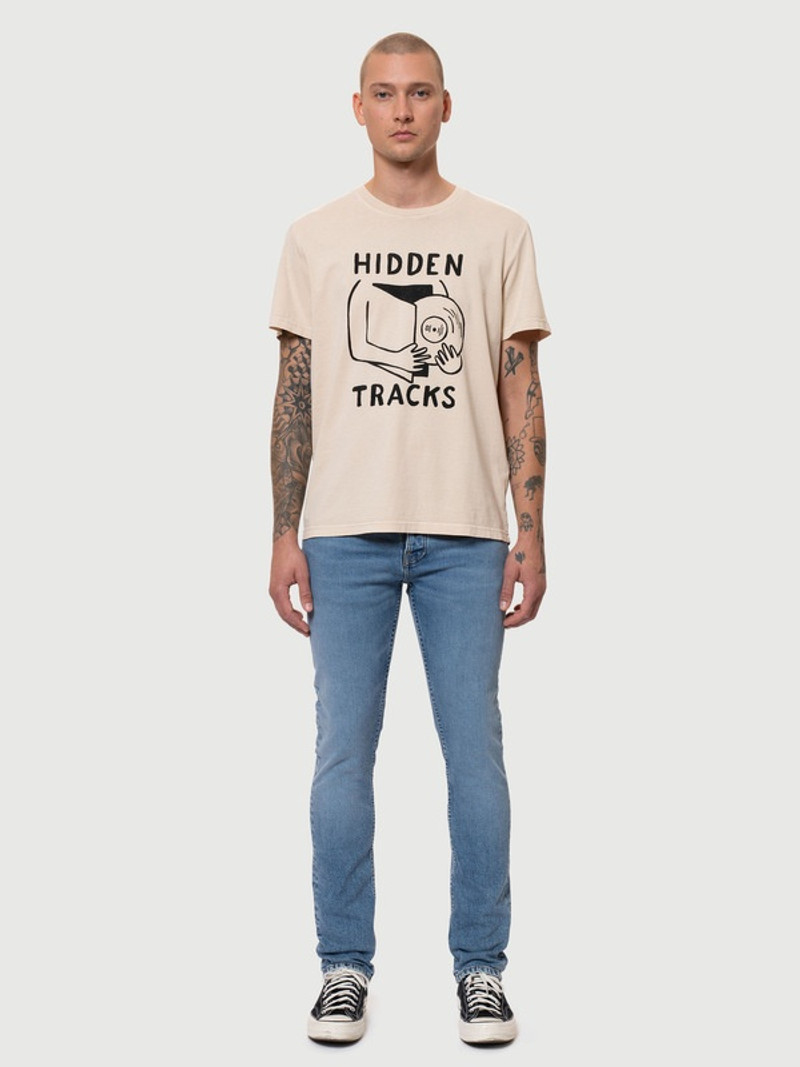 Nudie Jeans Roy Hidden Tracks Cream outlook