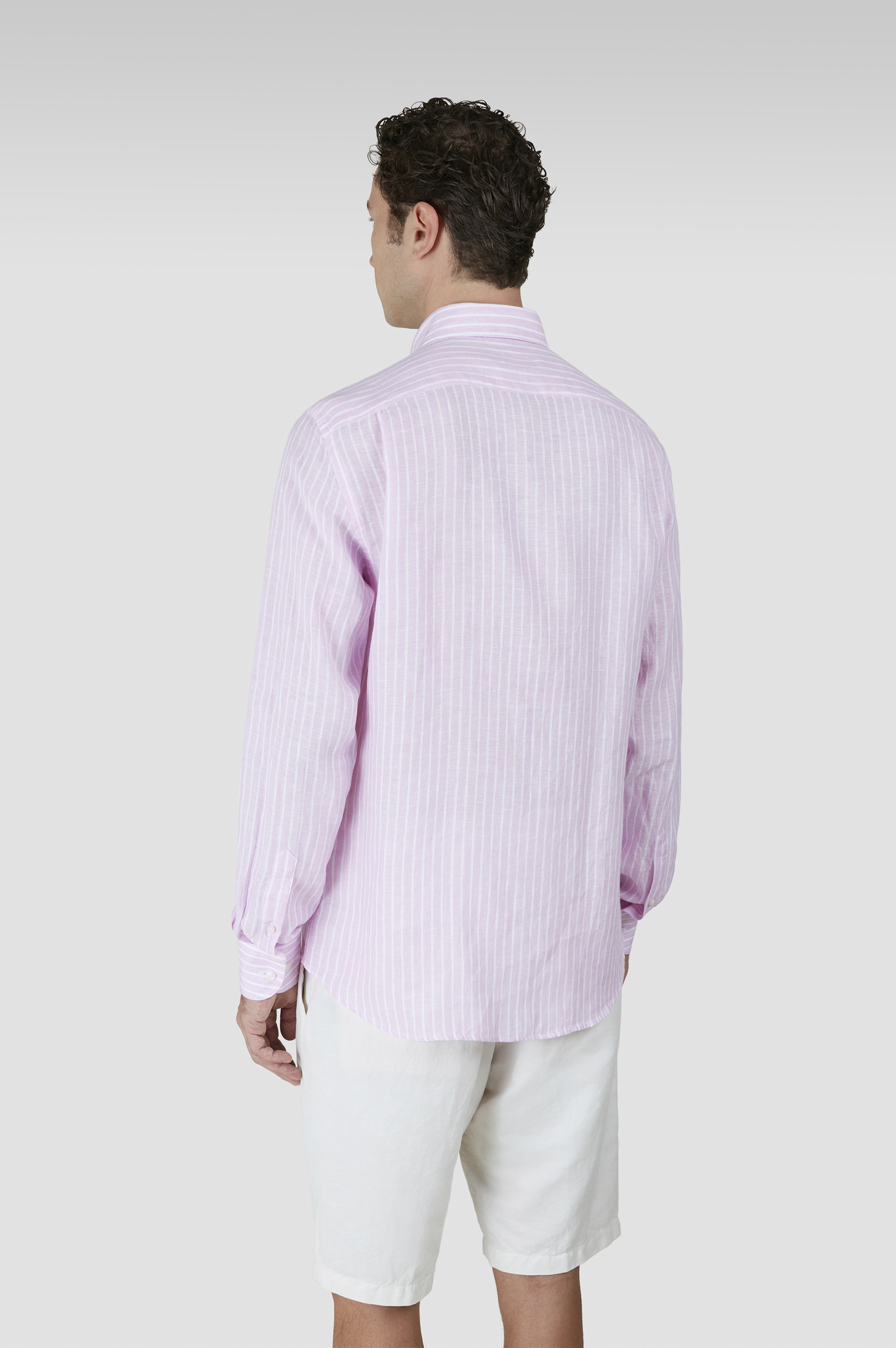 STRIPED LINEN SHIRT - 3