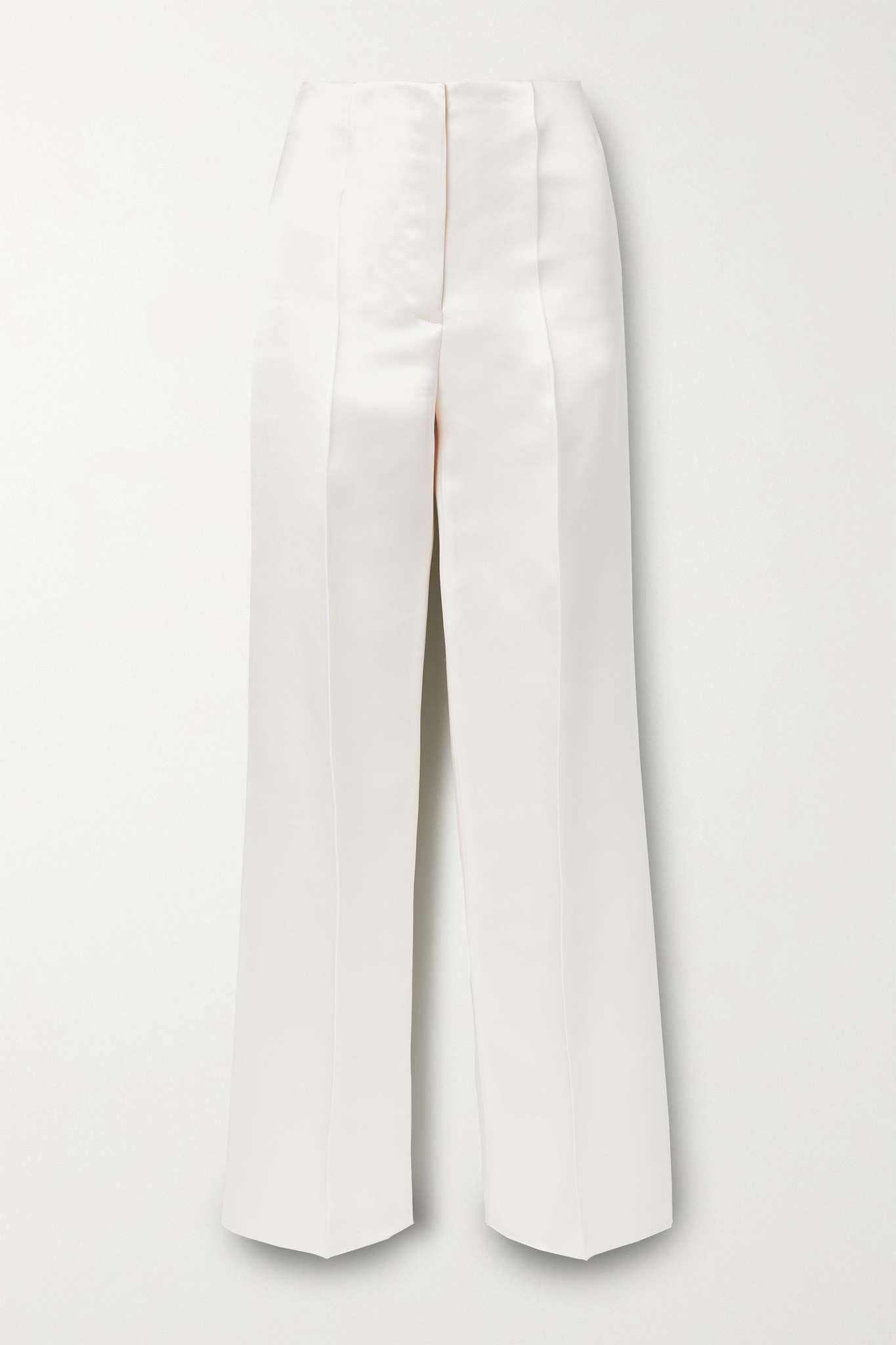 Lazco washed silk-satin wide-leg pants - 1