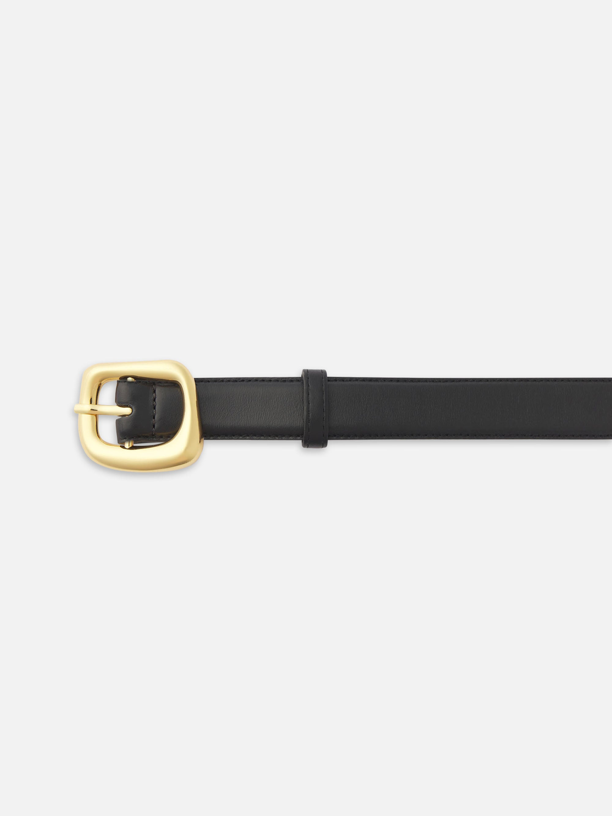 The Organic Buckle Belt in Black - 3