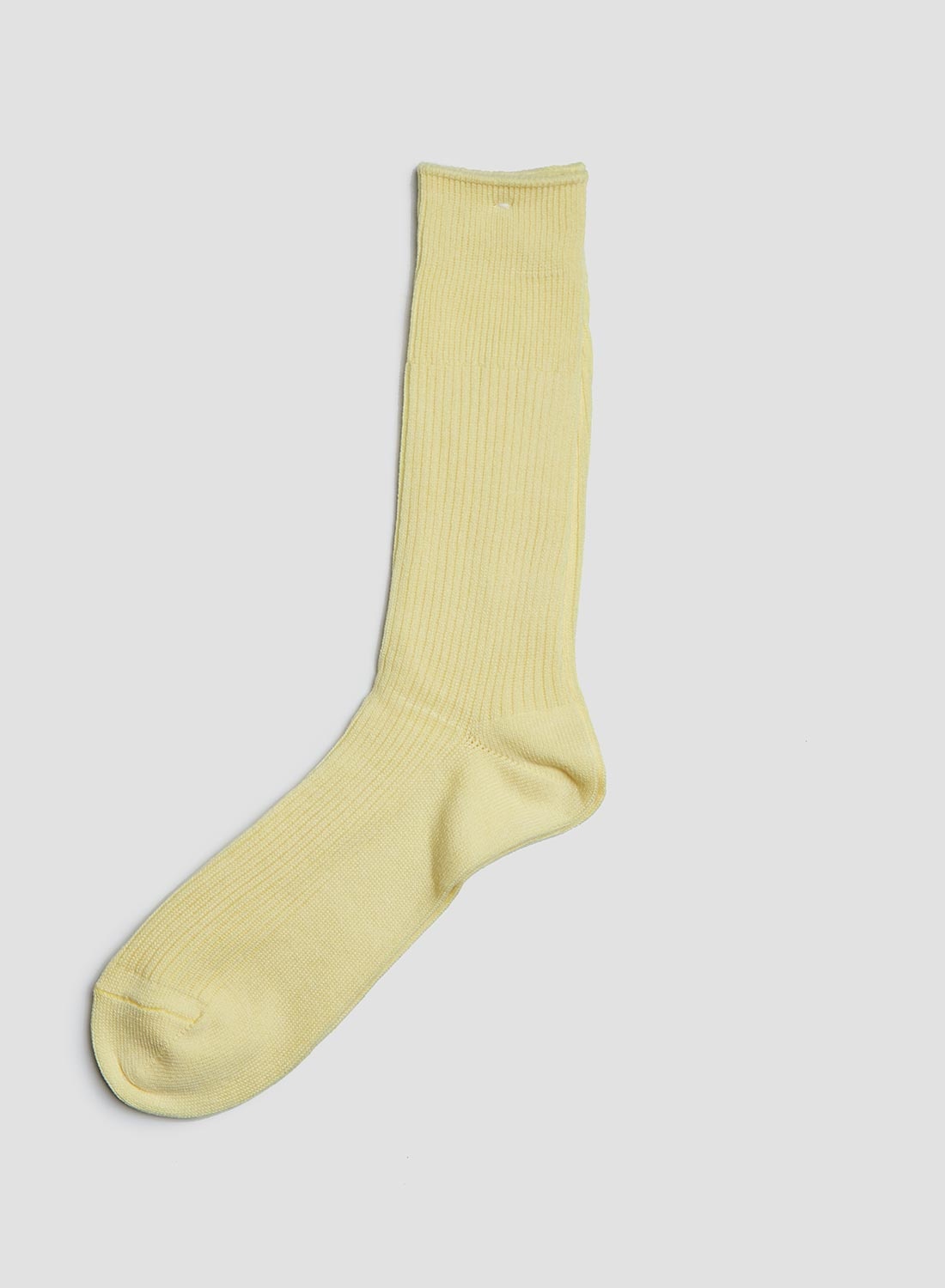 Anonymous Ism Brilliant Crew Sock in Yellow Melange - 2