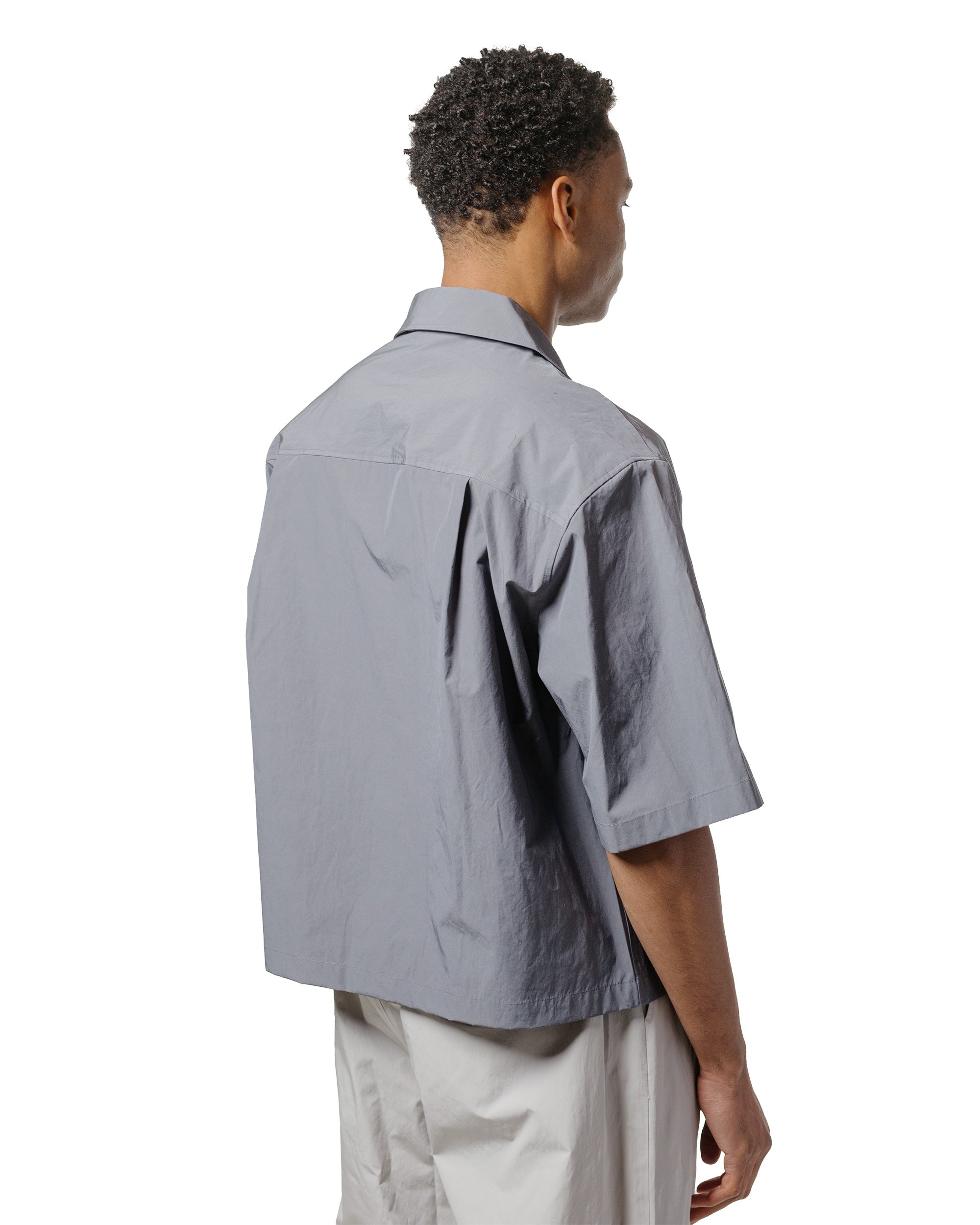 Pocket Half Shirt Grey - 3