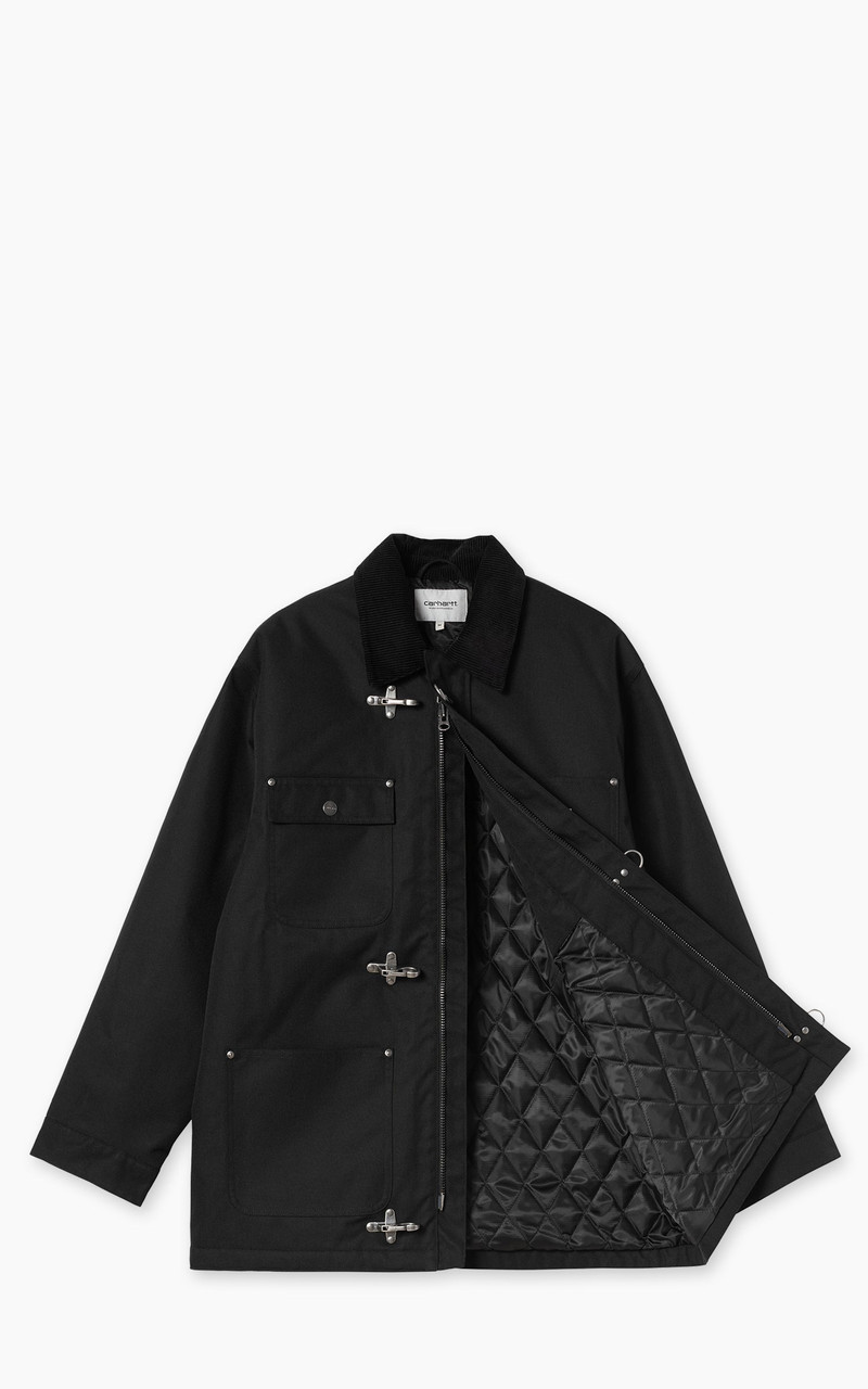 Carhartt CARHARTT WIP ADAIR COAT NYLON CANVAS BLACK/BLACK outlook