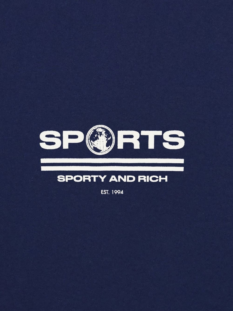 Sporty & Rich Sports logo-print sweatshirt outlook