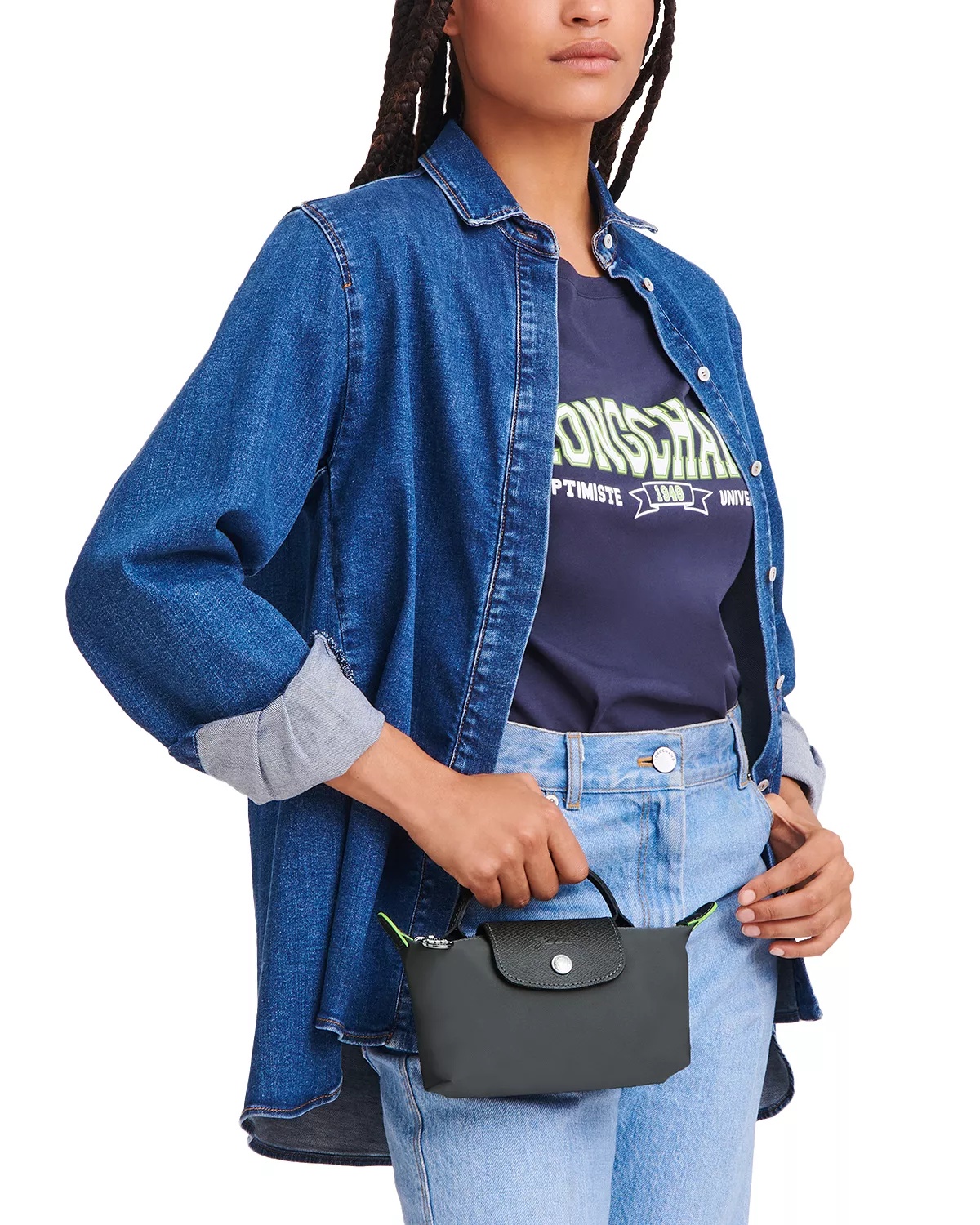 Le Pliage Green Mini Pouch - 3