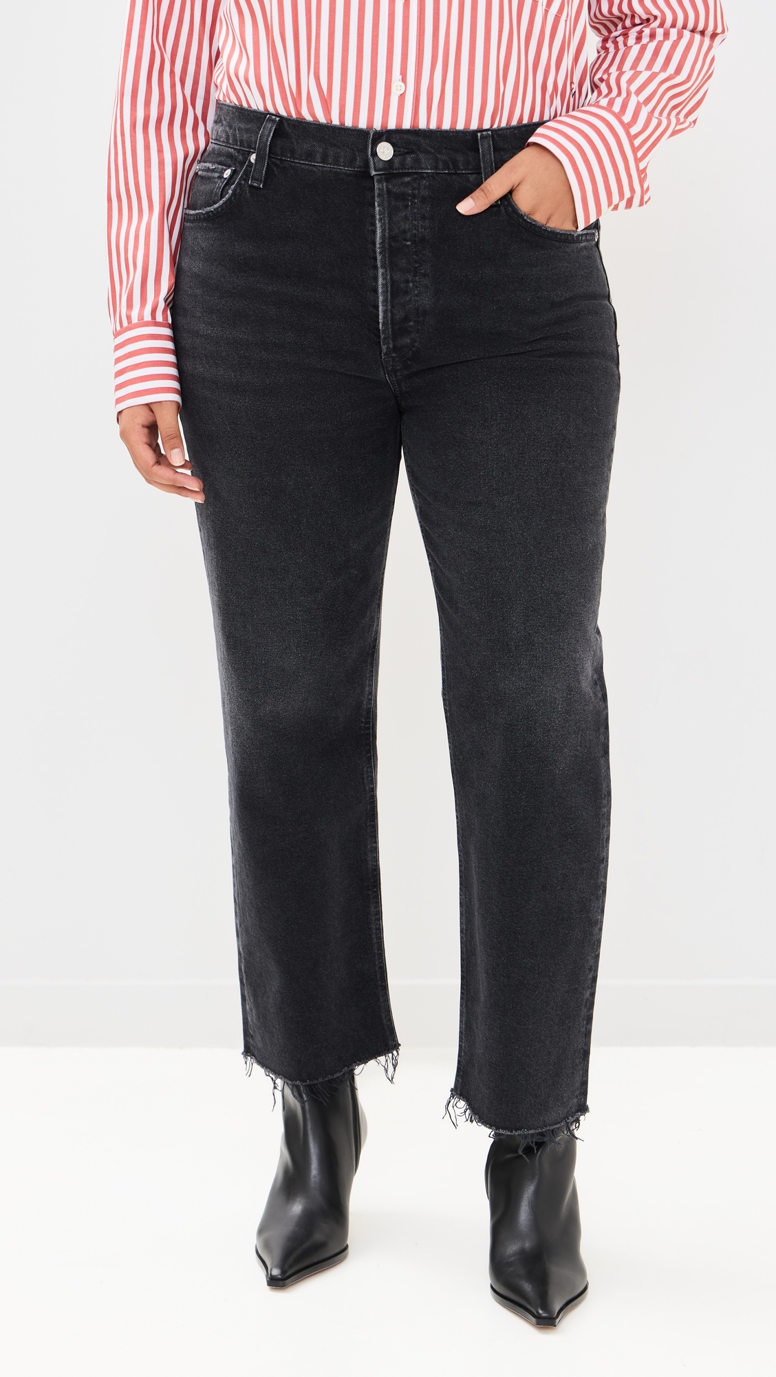Florence Wide Straight Jeans - 8