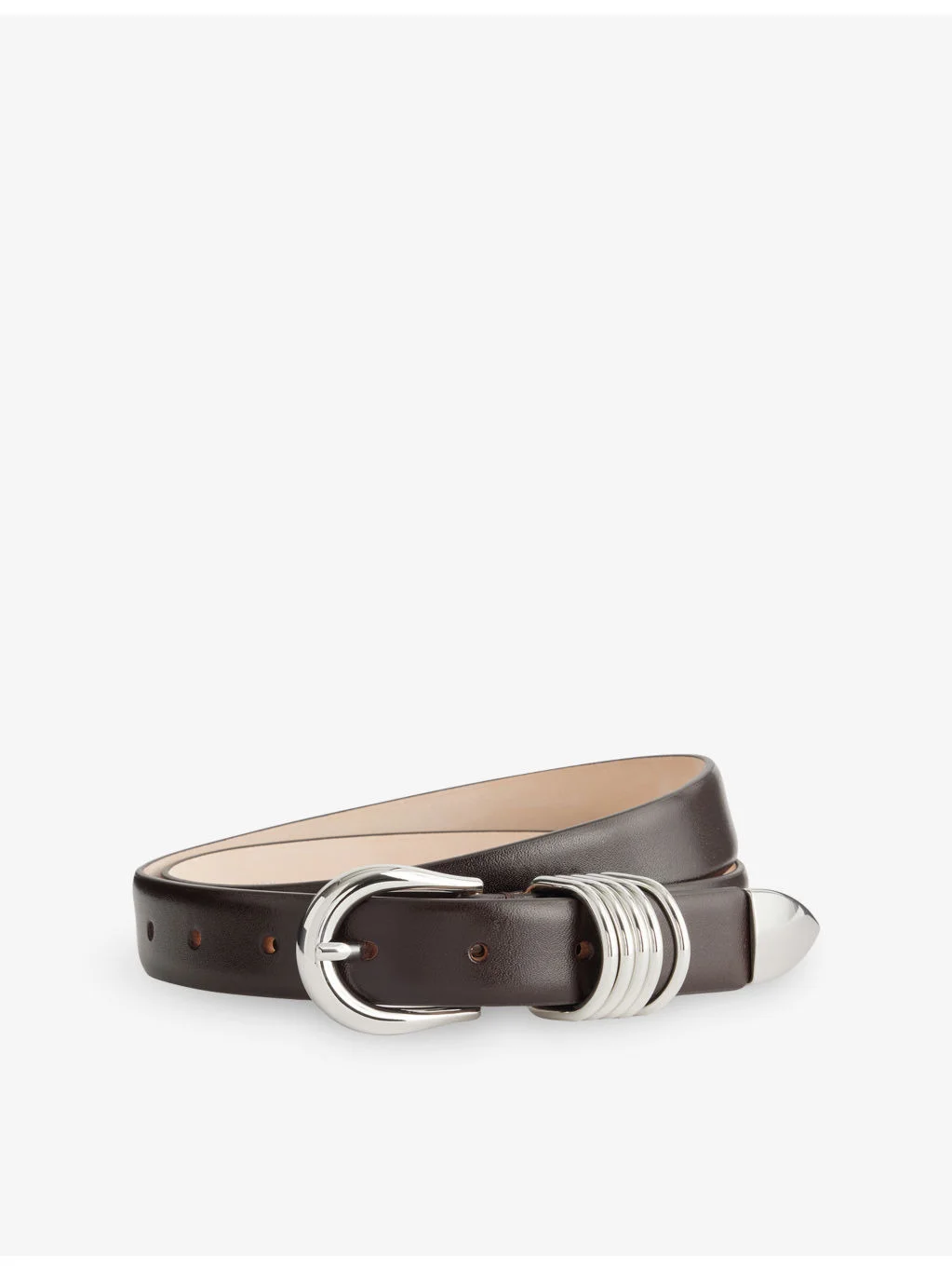 Hollyhock Leather Belt - 1
