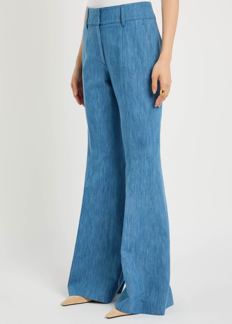 GABRIELA HEARST Gabriela Hearst Rhin Cotton-blend Trousers outlook