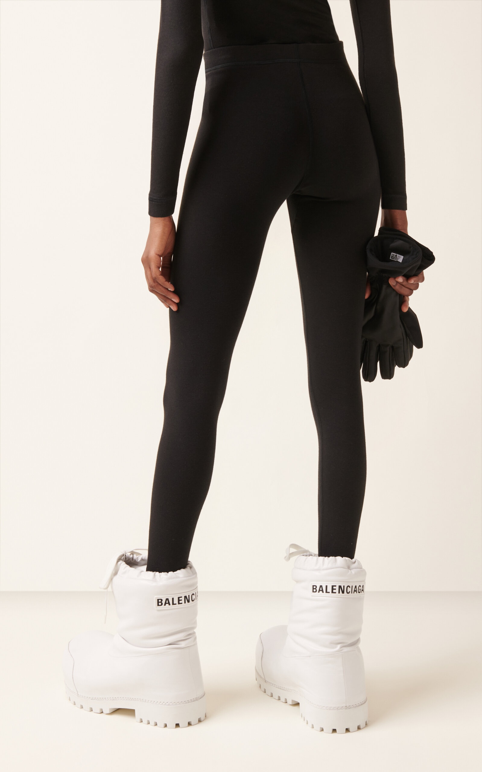 Thermal Jersey Ski Leggings black - 4