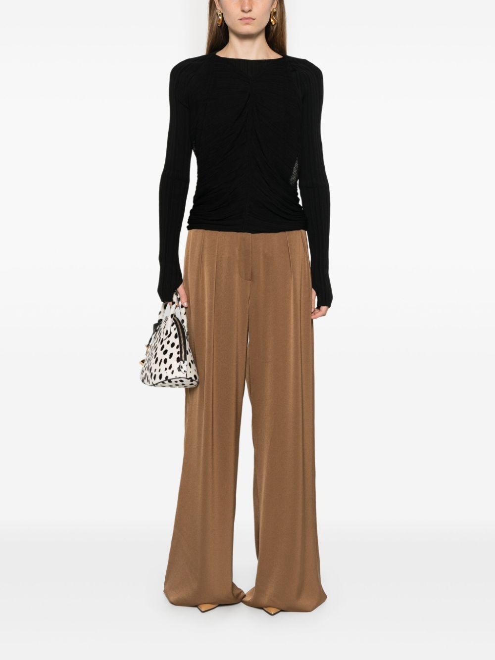 plissé blouse - 2