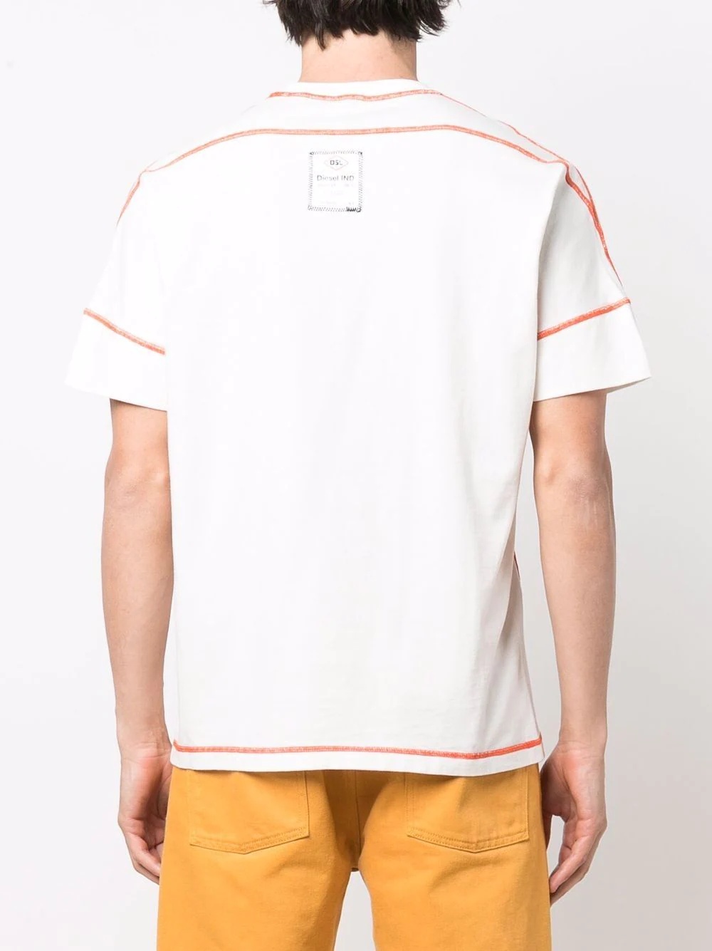 T-JUSTERGO contrast stitching T-shirt - 4