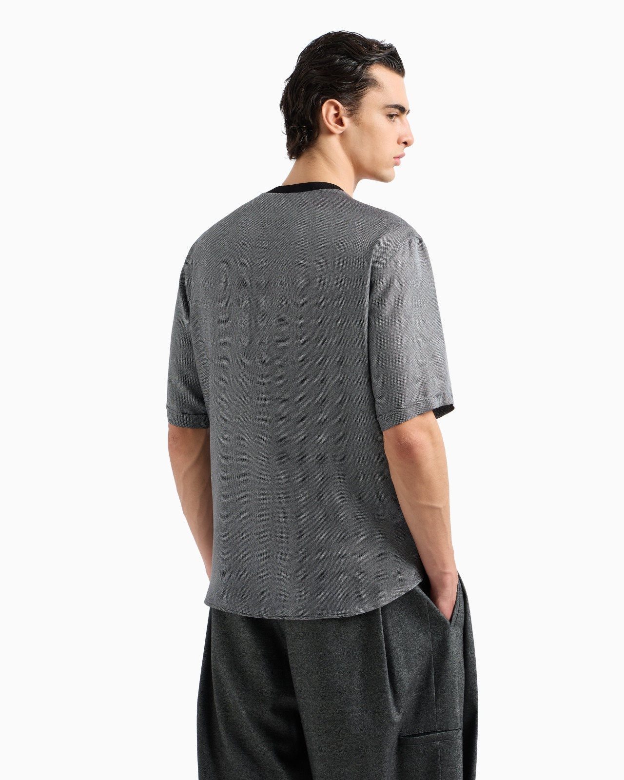 SILK TWILL T-SHIRT SHIRT - 3