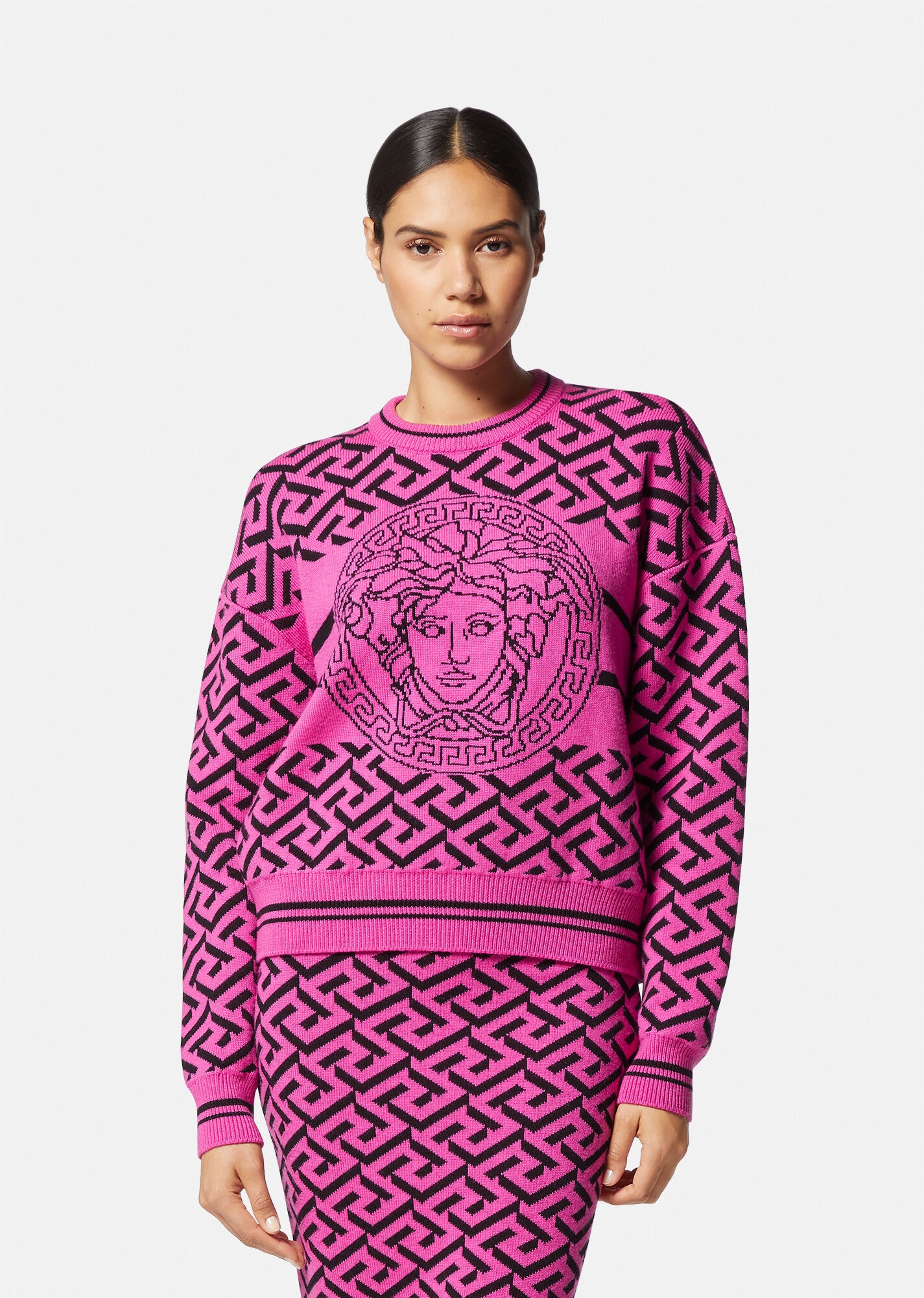 La Greca Medusa Jacquard Sweater - 3