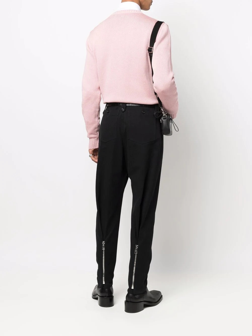 tailored zipped-cuff trousers - 2