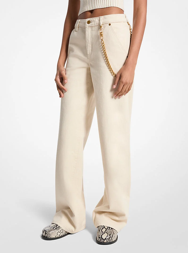 Relaxed Wide-Leg Jeans - 1