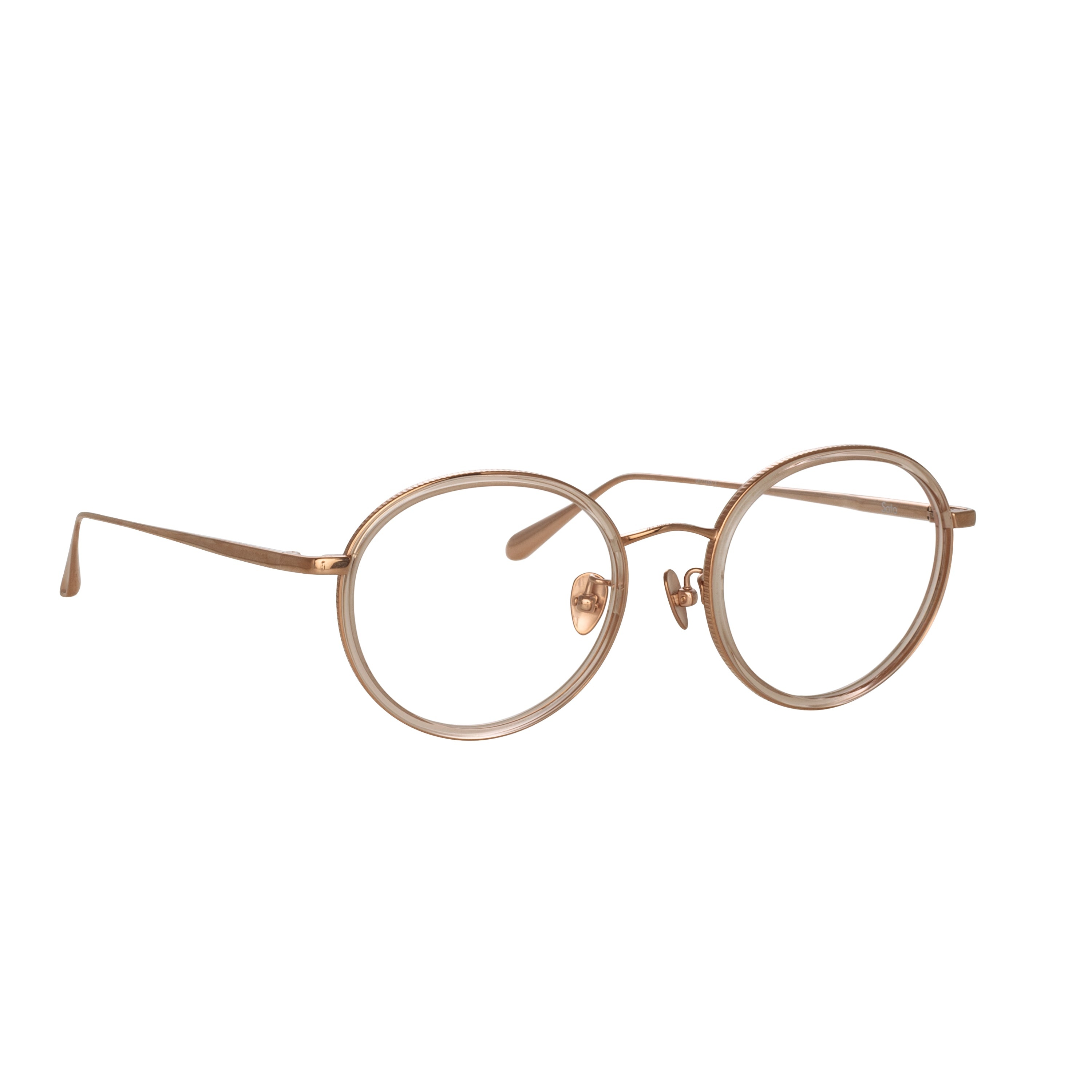 SATO OVAL OPTICAL FRAME IN ROSE GOLD - 3