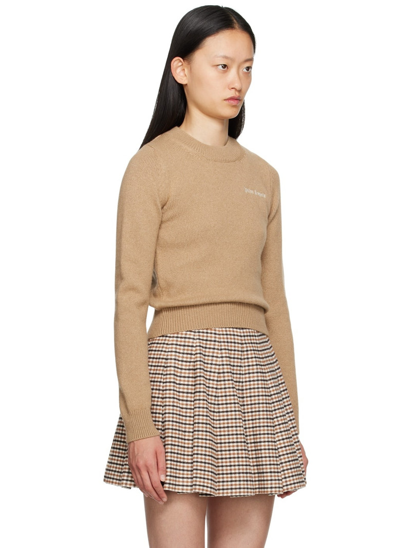 Brown Embroidered Sweater 2