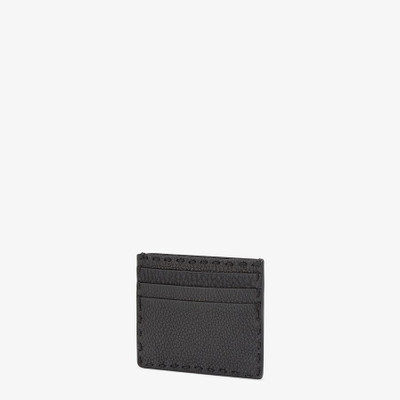 FENDI Selleria 6-slot card holder in black outlook