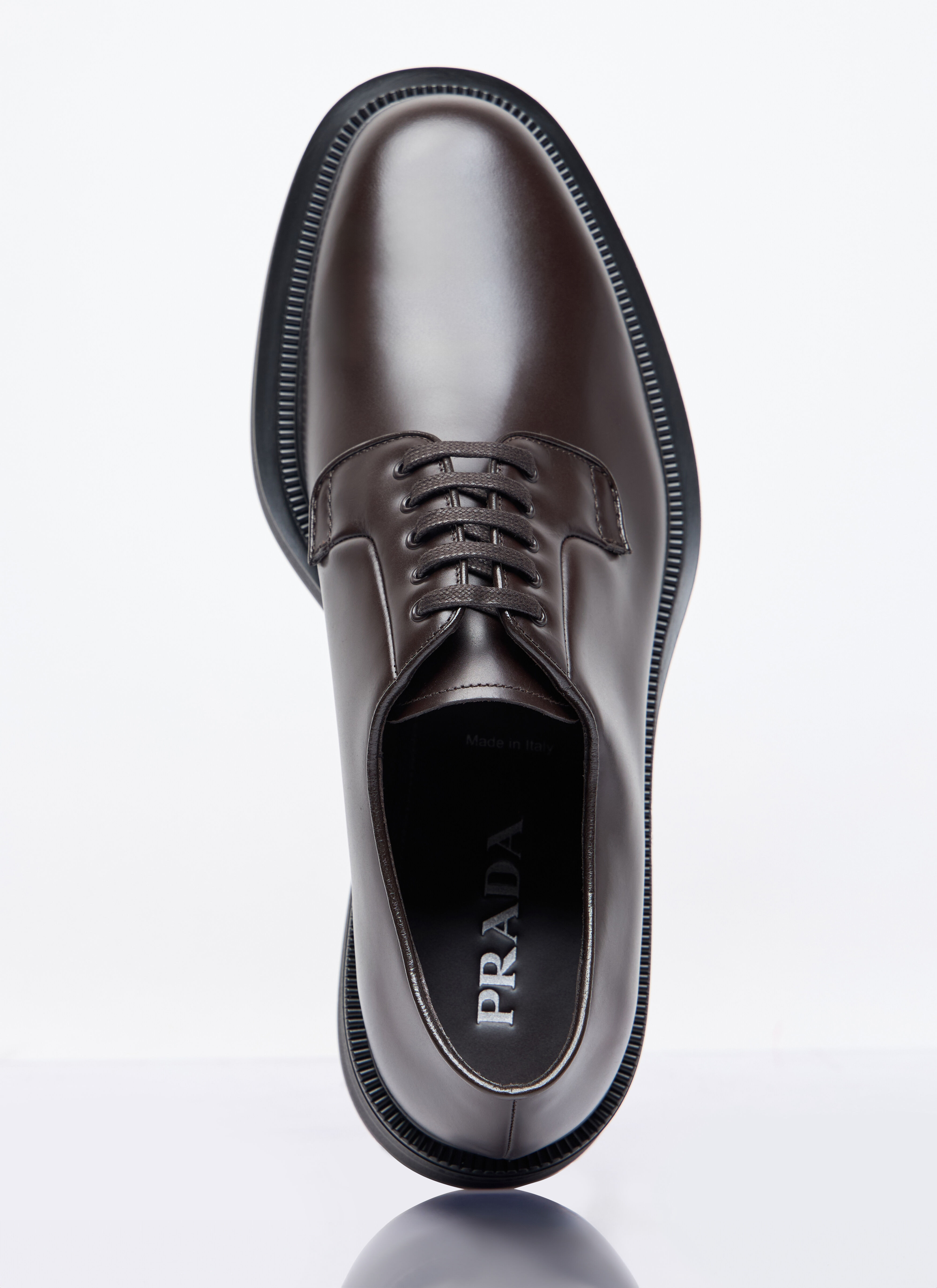 Leather Lace-Up Shoes - 7