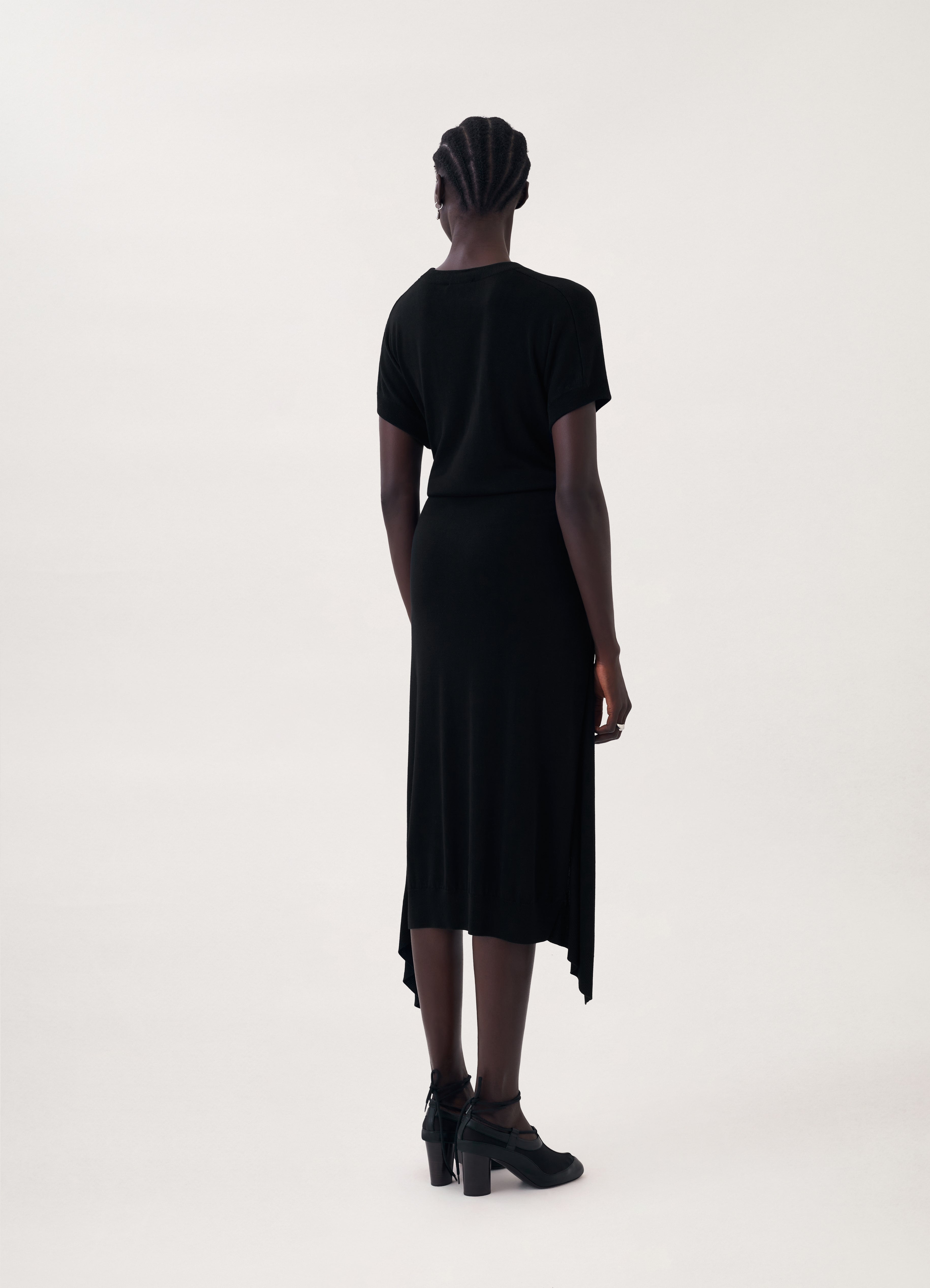 DOUBLE LAYER SKIRT DRESS - 4