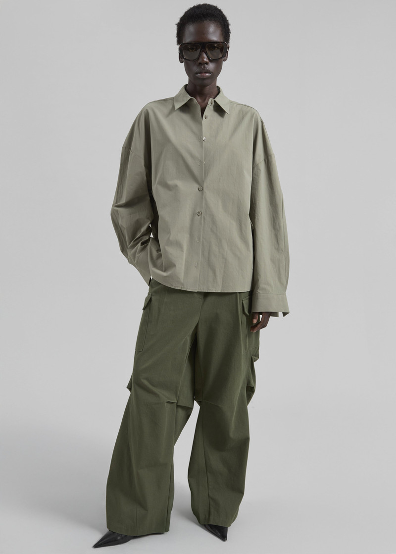 Sancey Cargo Pocket Shirt - Olive 3