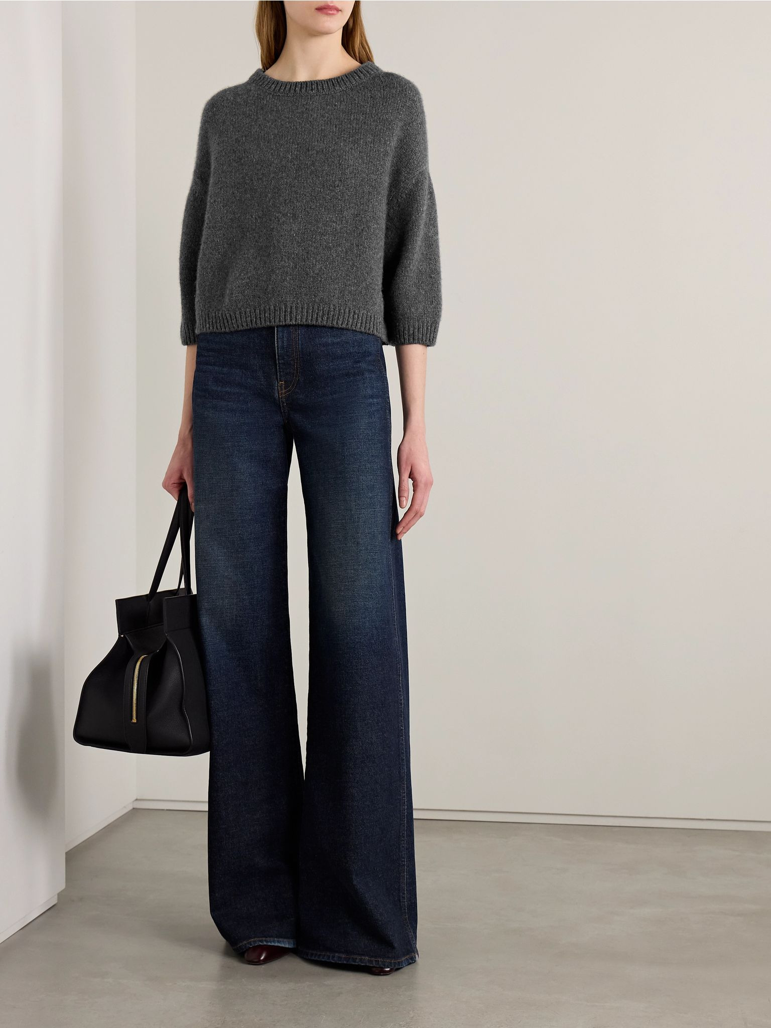 Sabina cashmere sweater Dark gray - 2
