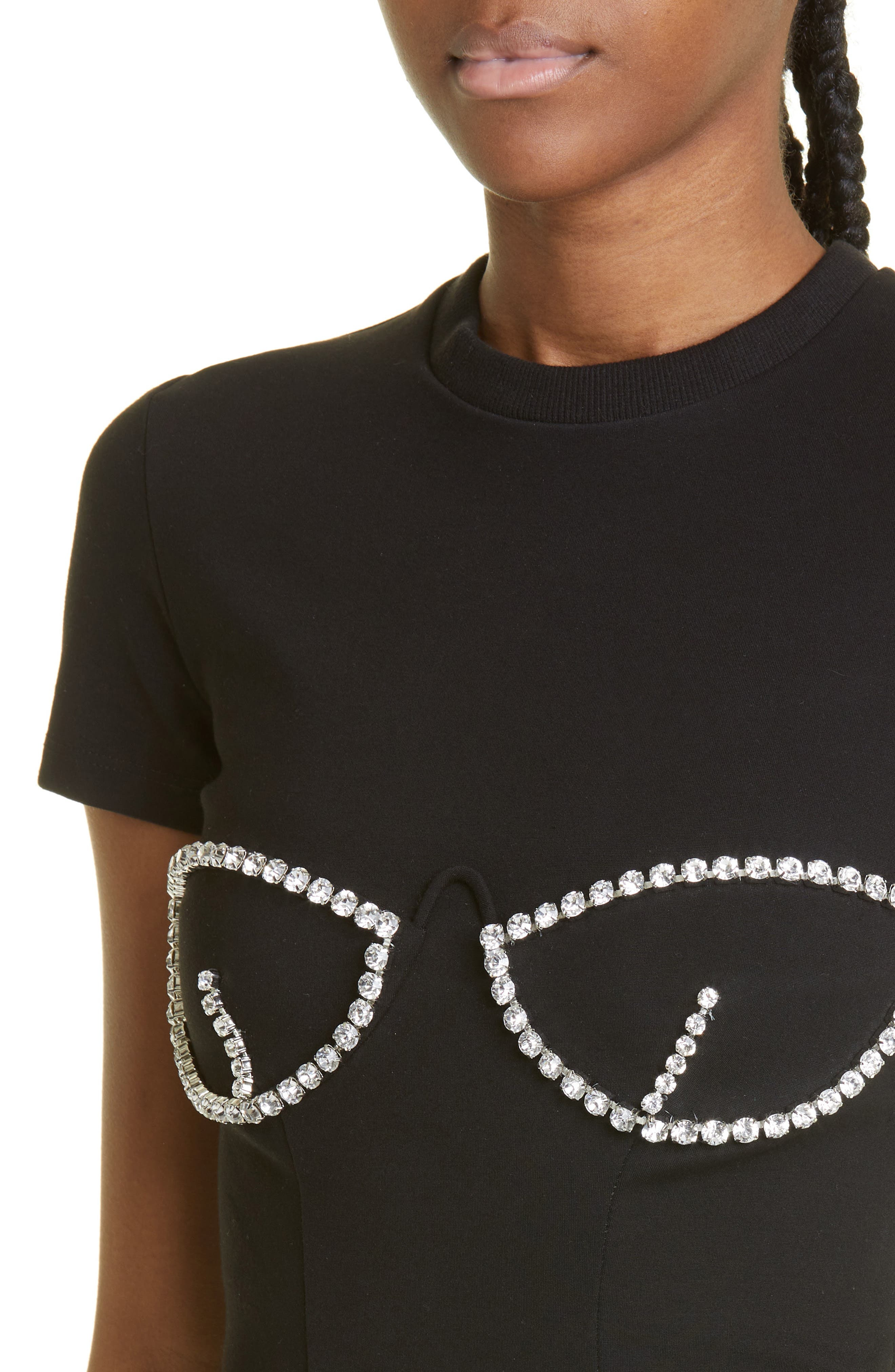 Crystal Bustier Cup T-Shirt - 4