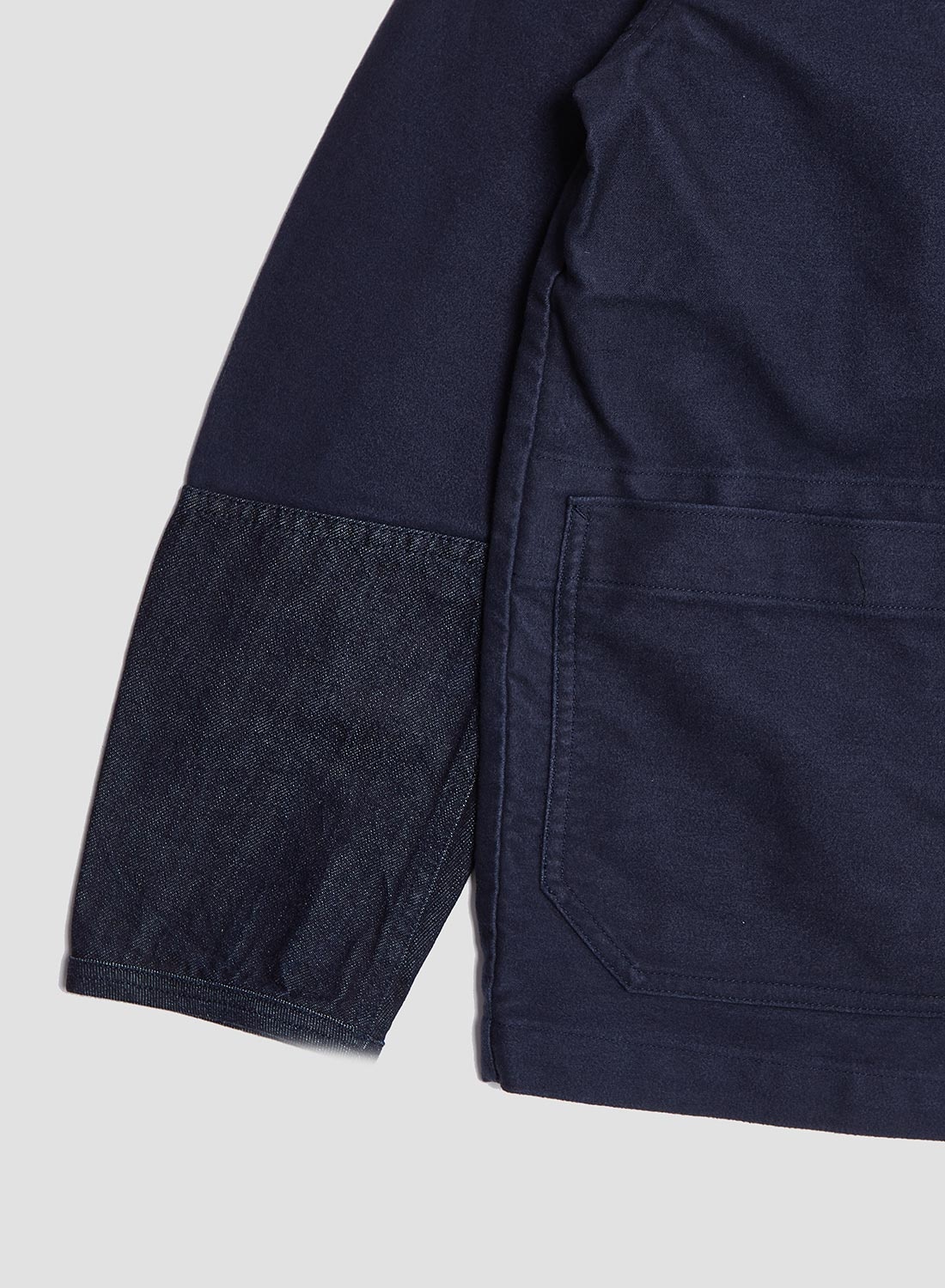 Engineer Jacket in Black Navy - 3