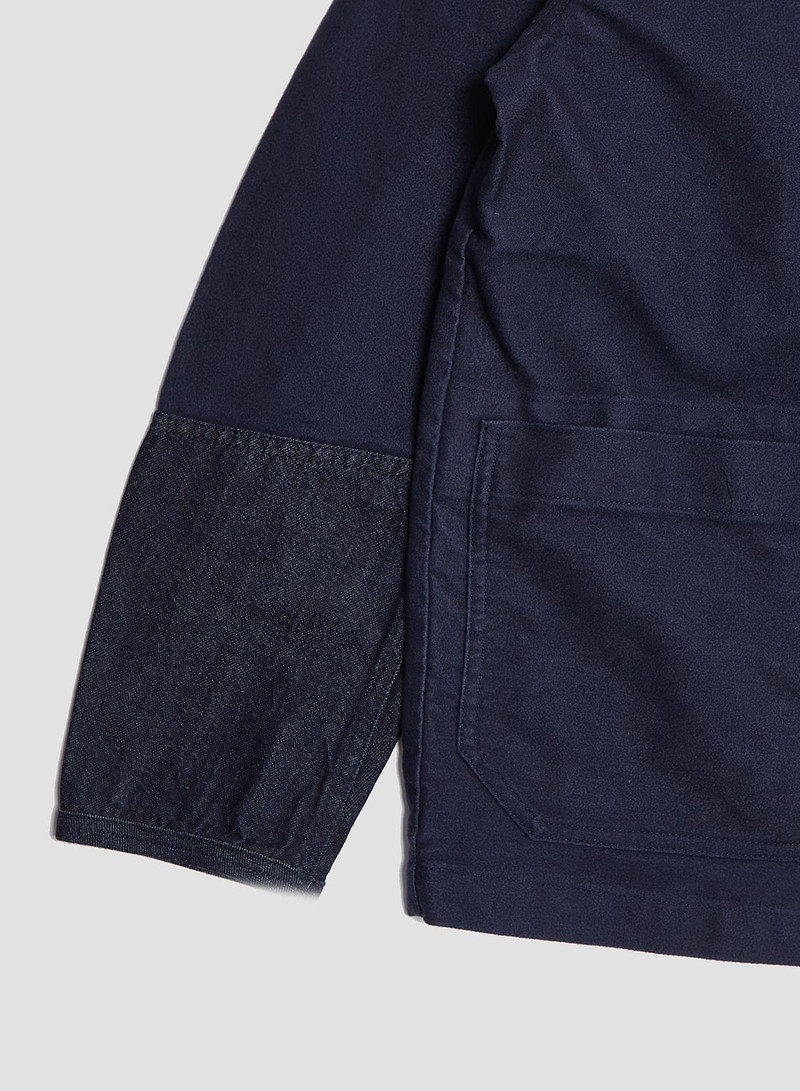 Engineer Jacket in Black Navy 3