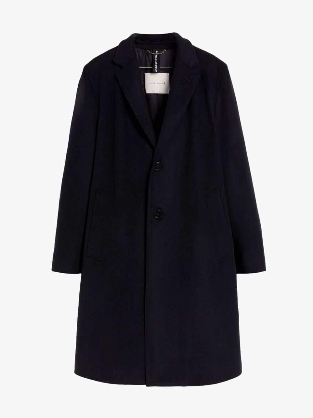 NEW STANLEY NAVY WOOL & CASHMERE COAT - 1