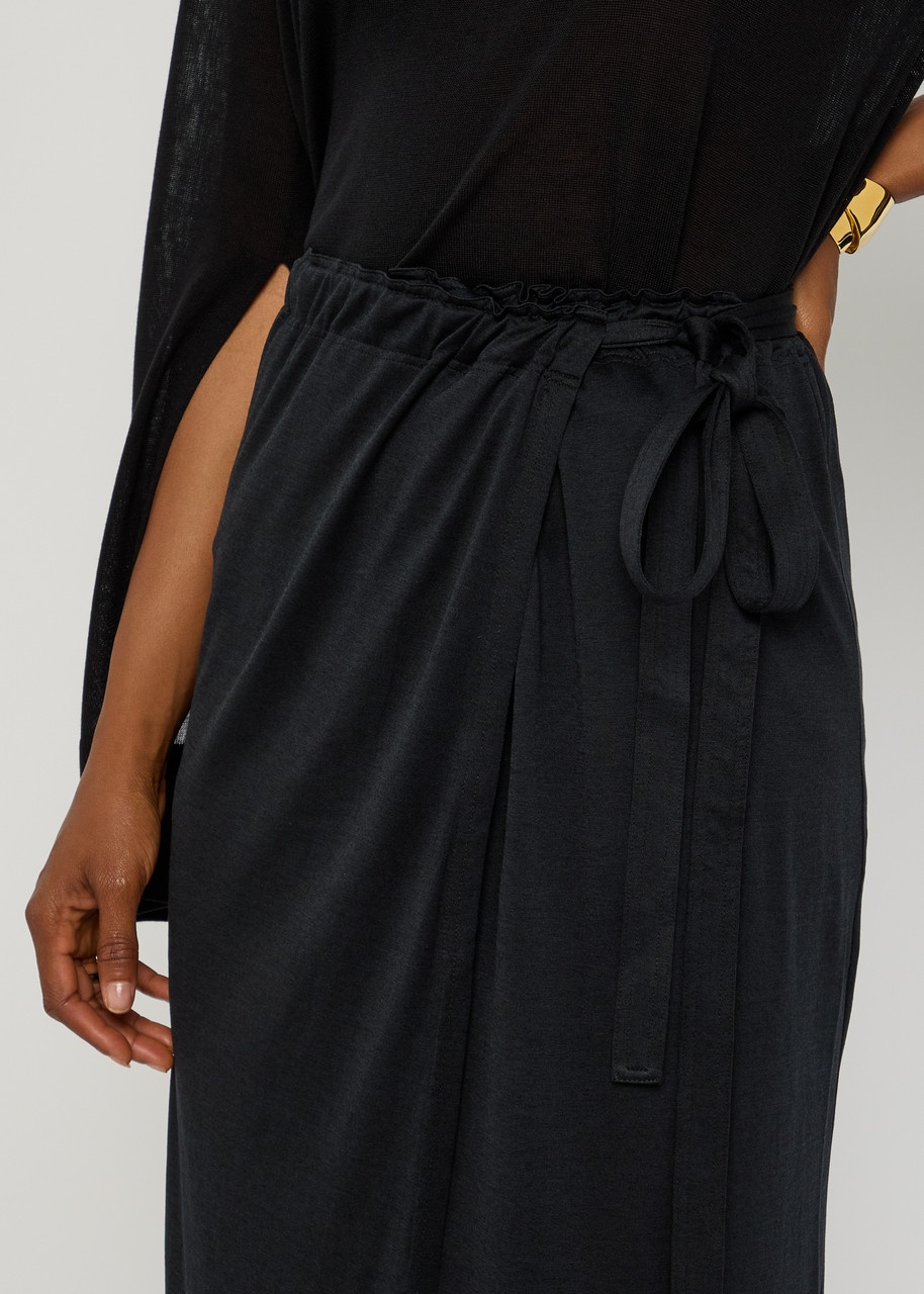 Toteme Silk-blend Midi Wrap Skirt - 5