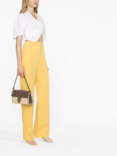 JACQUEMUS Le Bambino Long Osier tote bag outlook