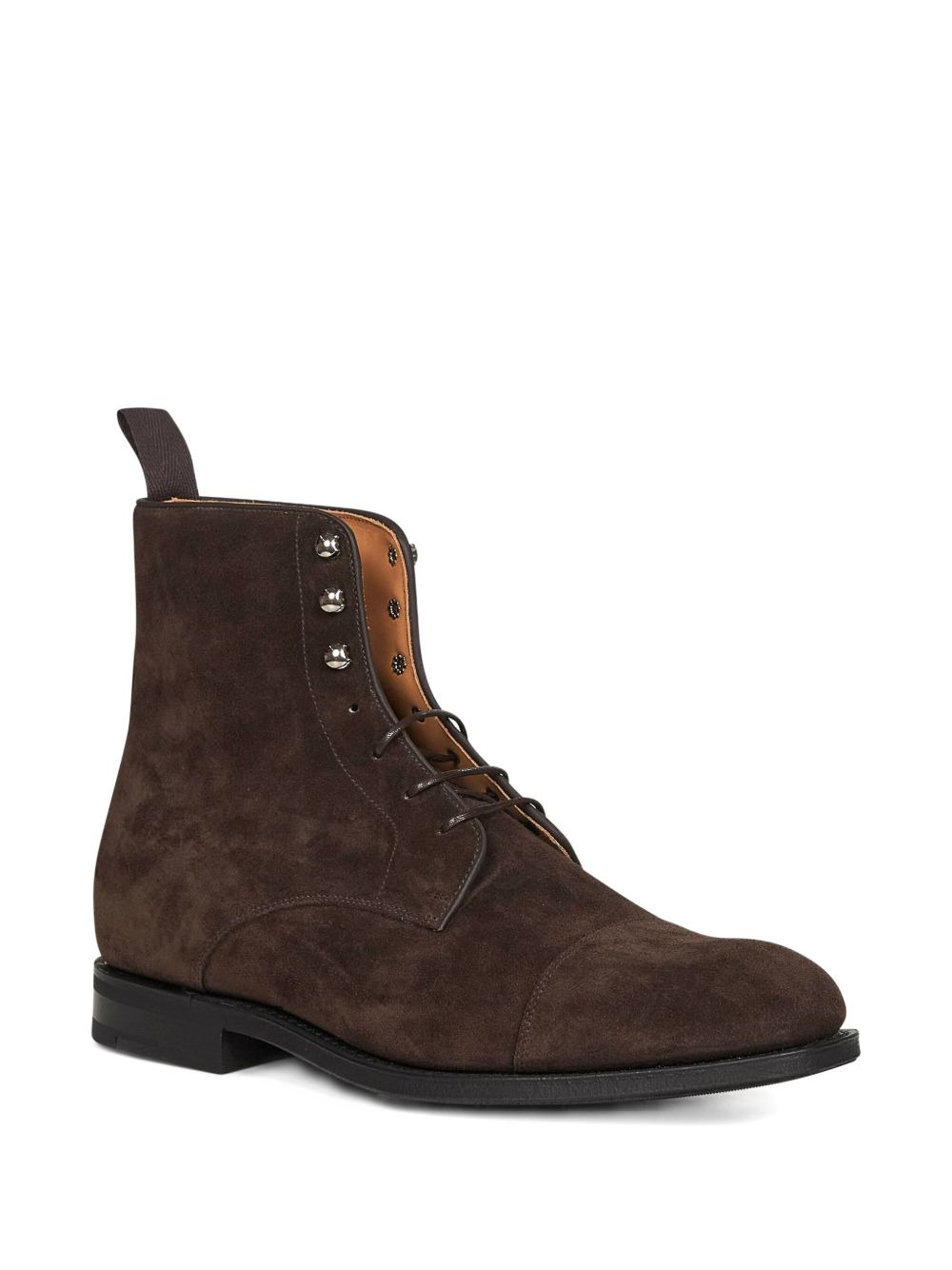 lace-up suede boots - 2