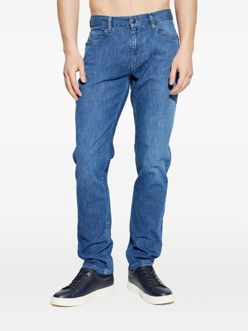 logo plaque jeans 3