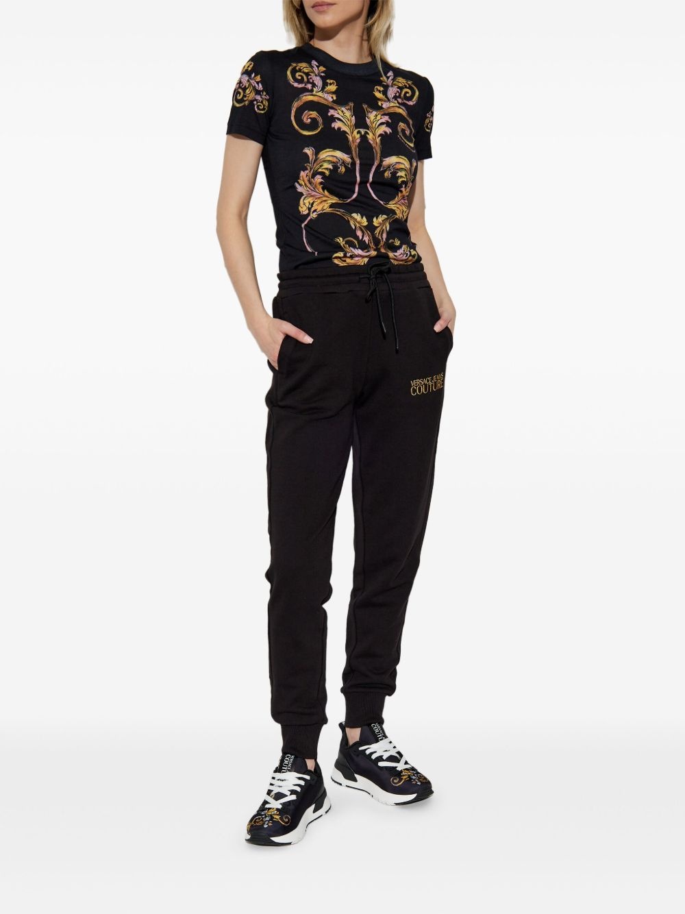 cotton track pants - 2