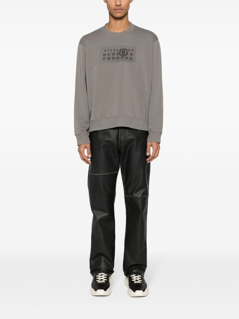 Rasterized Zip-print sweatshirt - 2