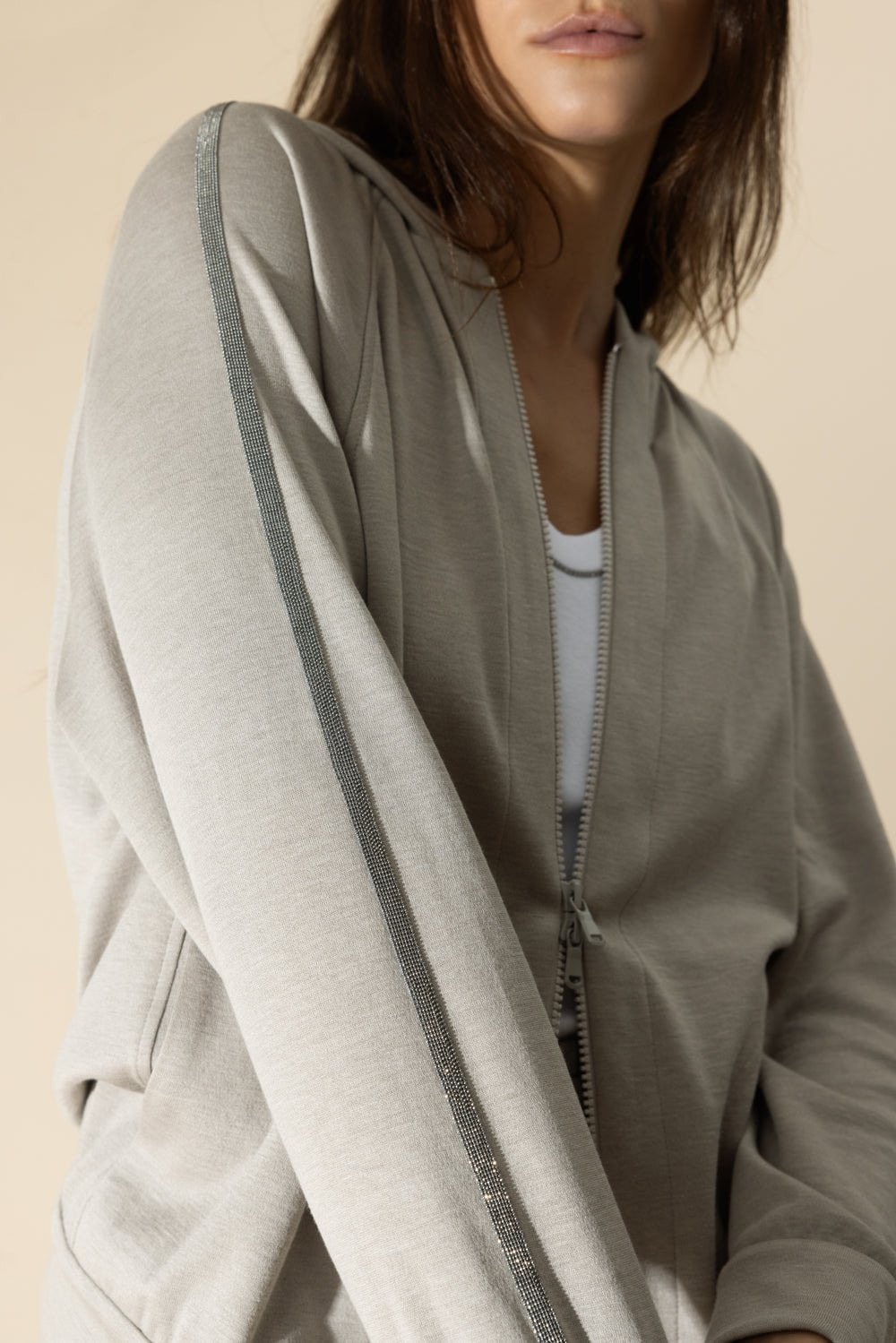 Monili Sleeve Hoodie - 3