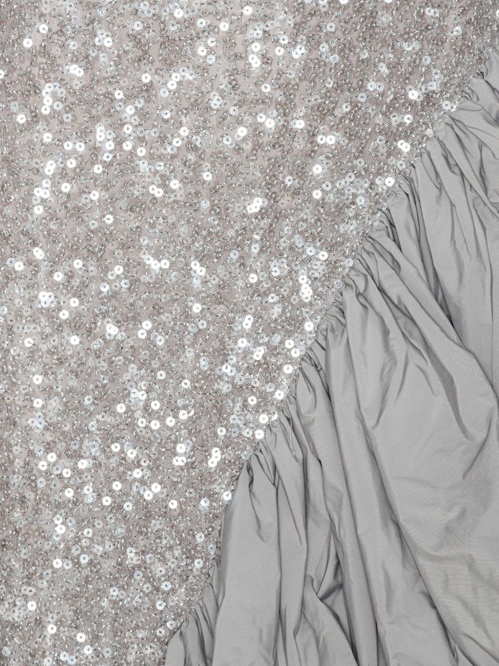 sequin ruffled asymmetric dress - 5