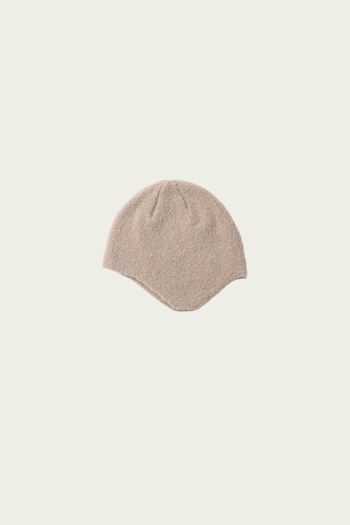 Alpaca Boucle Ear Flap Beanie - Grayge - 1