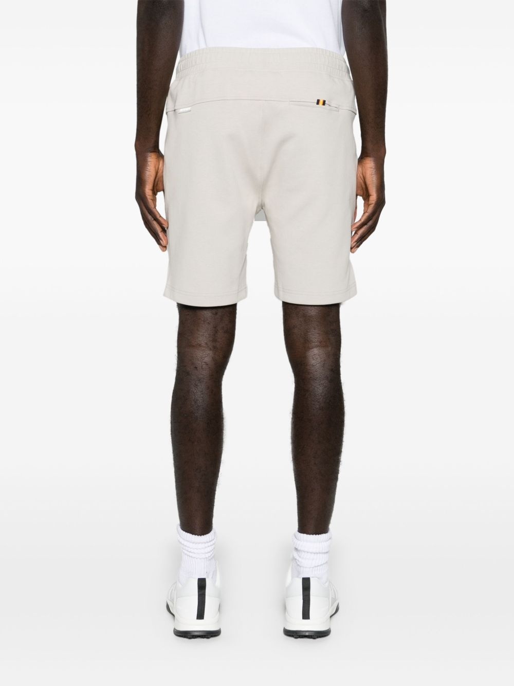 rubberised-logo track shorts - 4